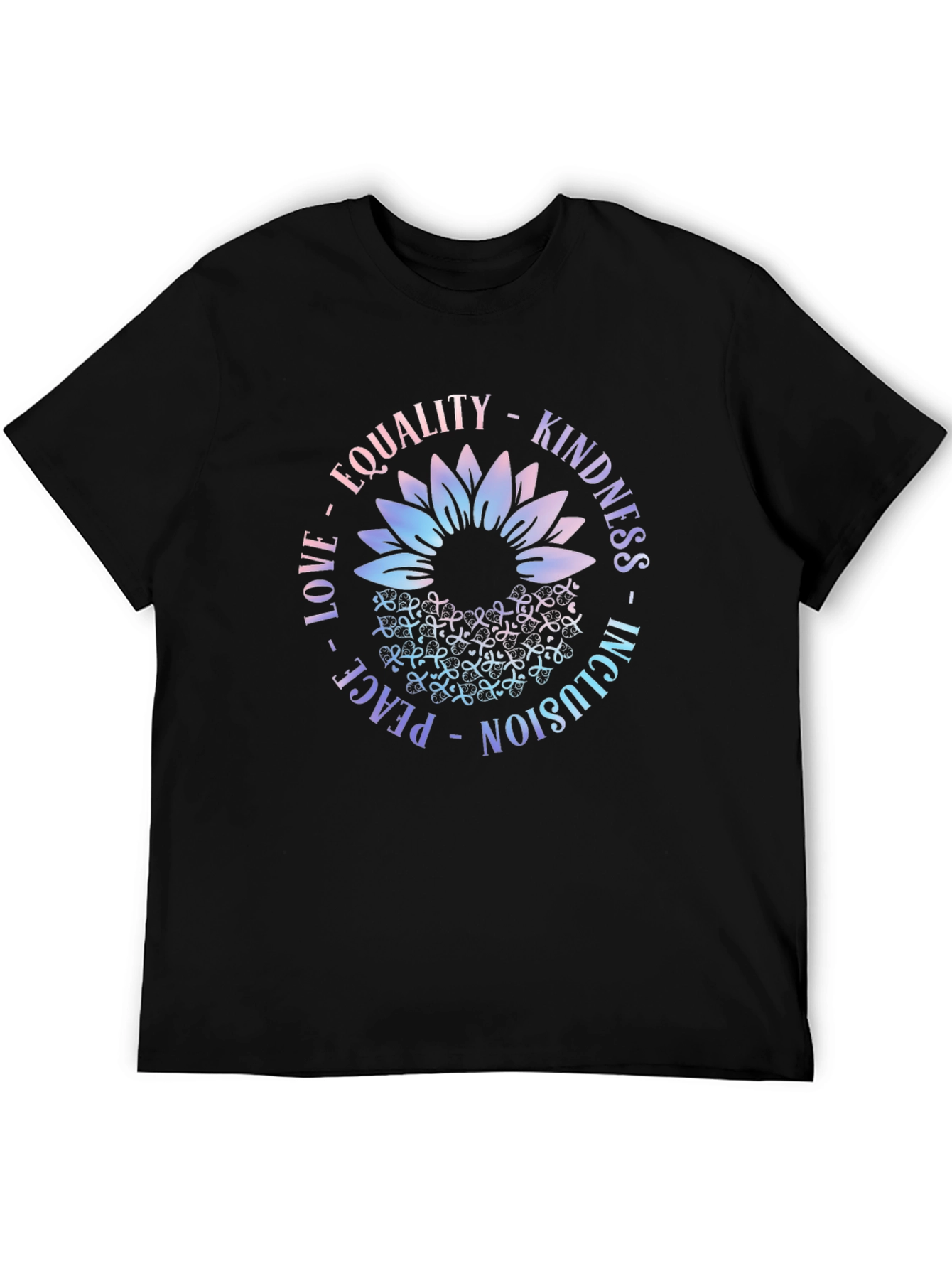 Inclusion Flower Graphic Tee - Equality Kindness Love
