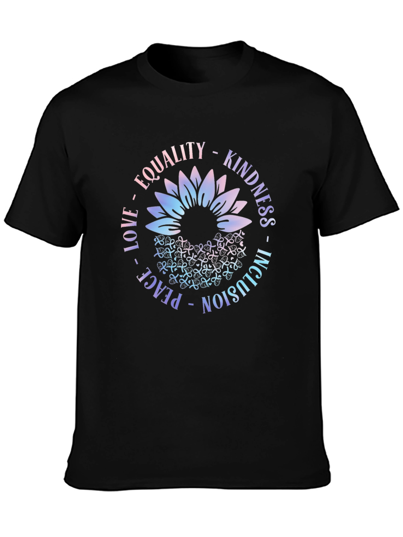 Inclusion Flower Graphic Tee - Equality Kindness Love