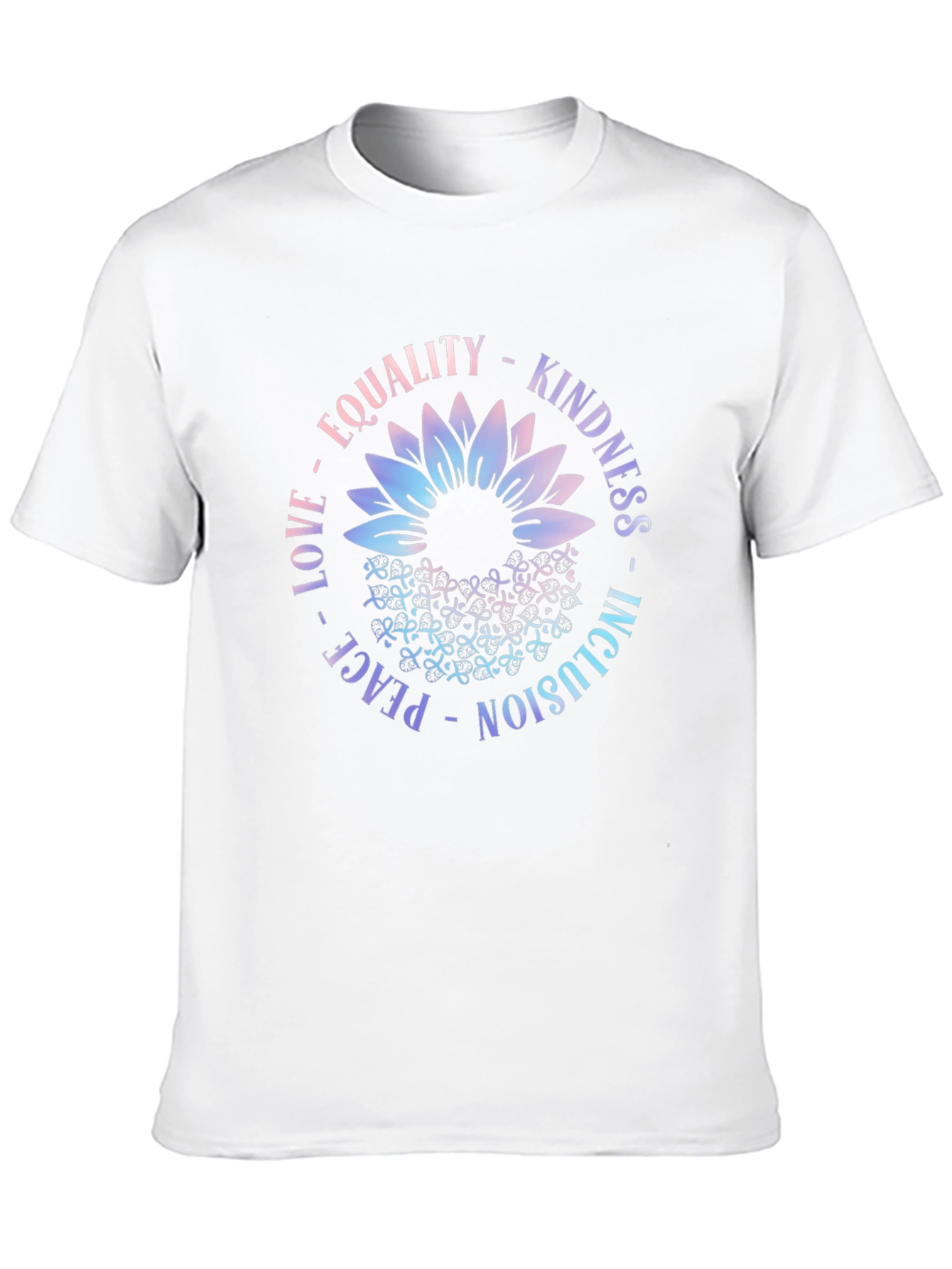 Inclusion Flower Graphic Tee - Equality Kindness Love