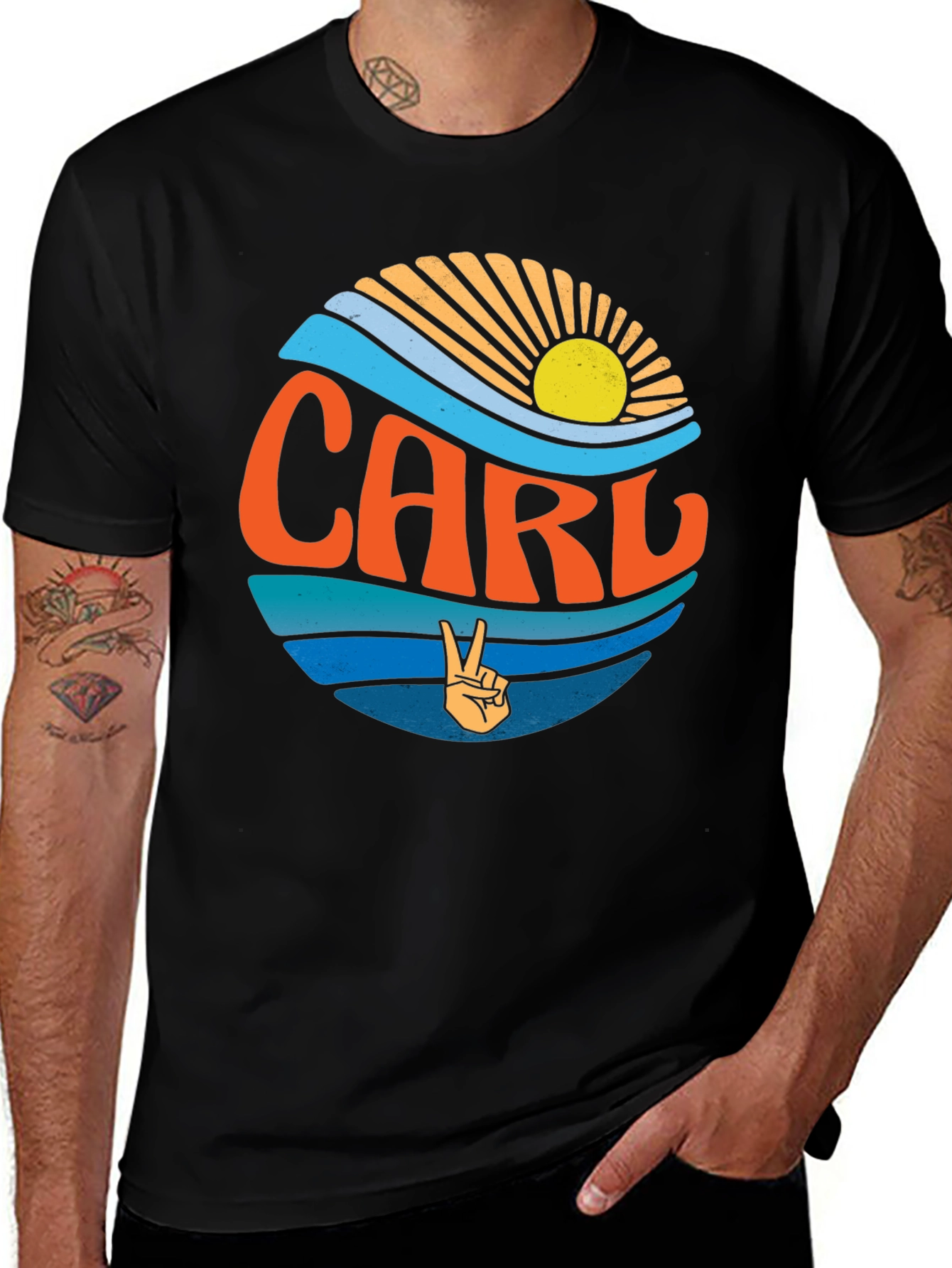 Carl Retro Wave T-Shirt