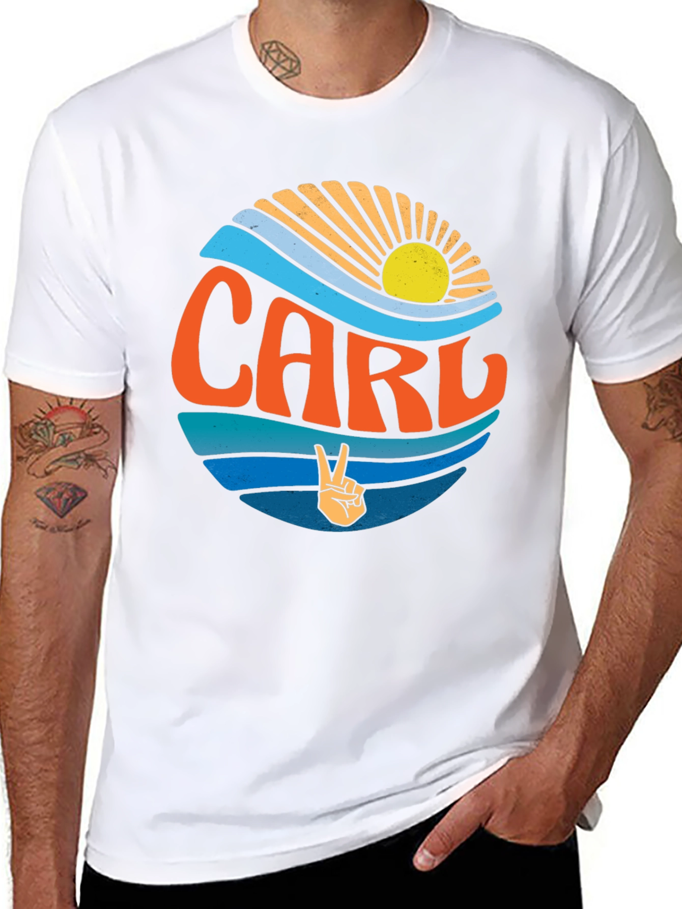 Carl Retro Wave T-Shirt