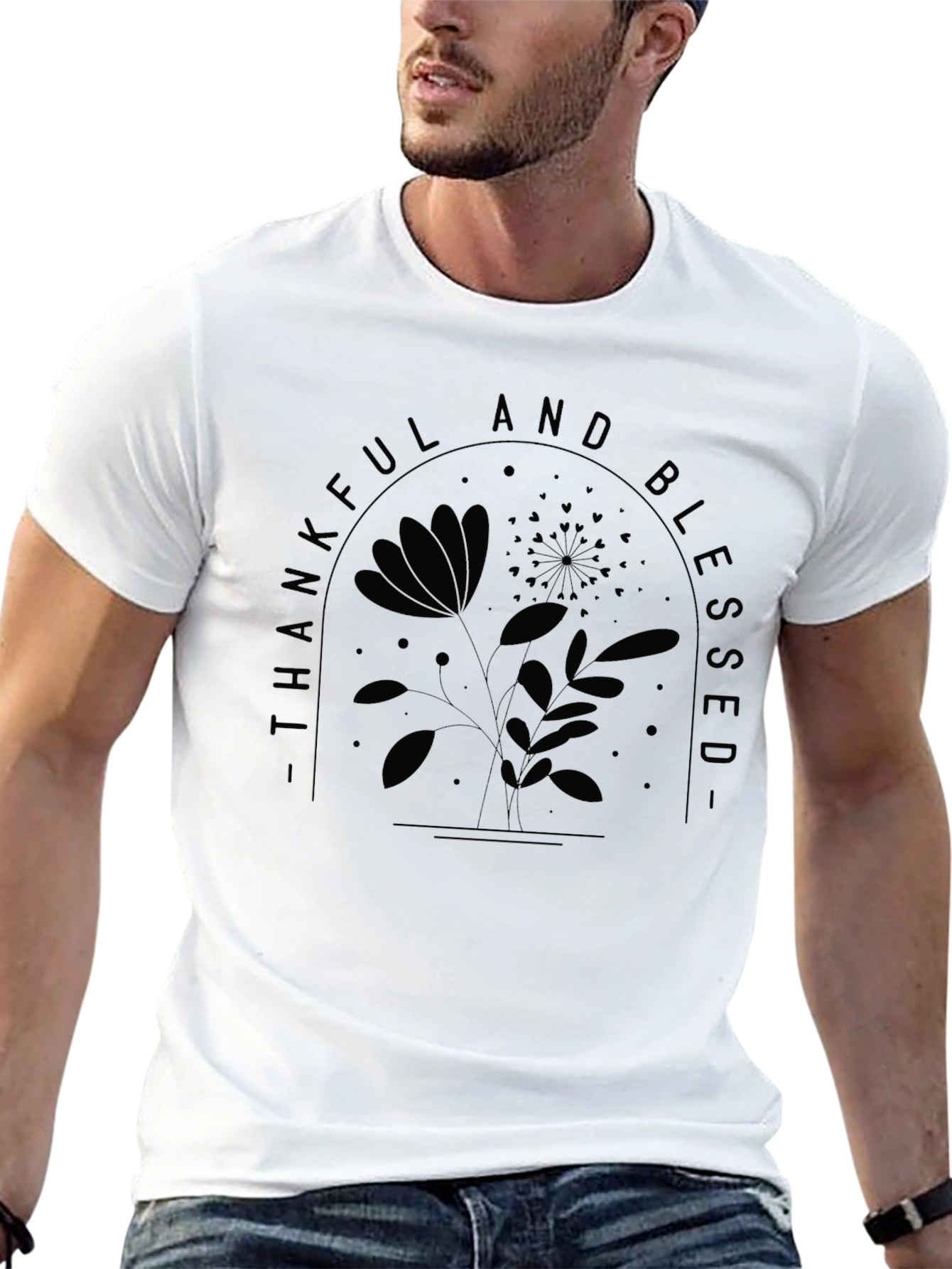 Thankful and Blessed Graphic Tee