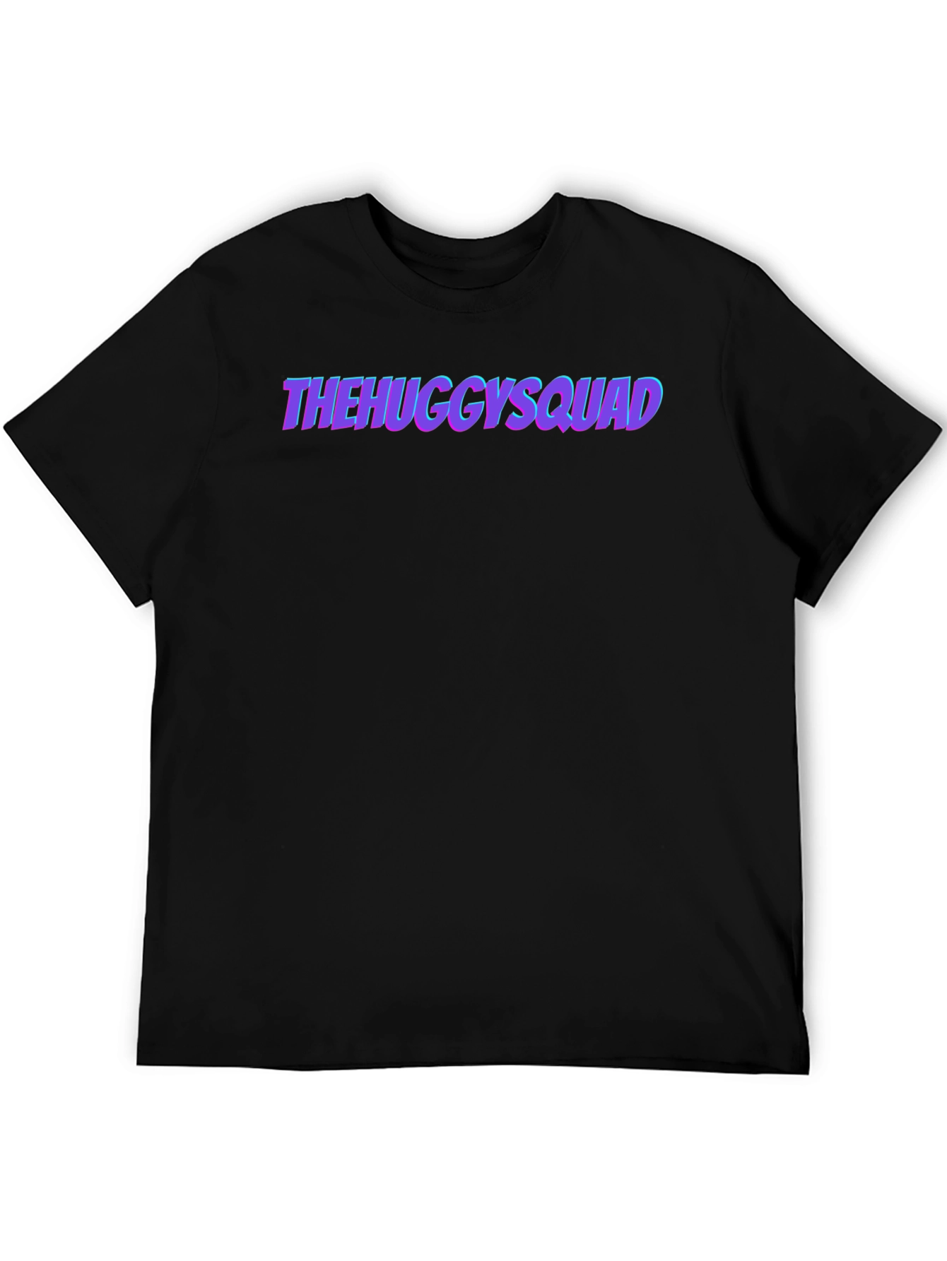The Huggy Squad Graphic Black T-Shirt