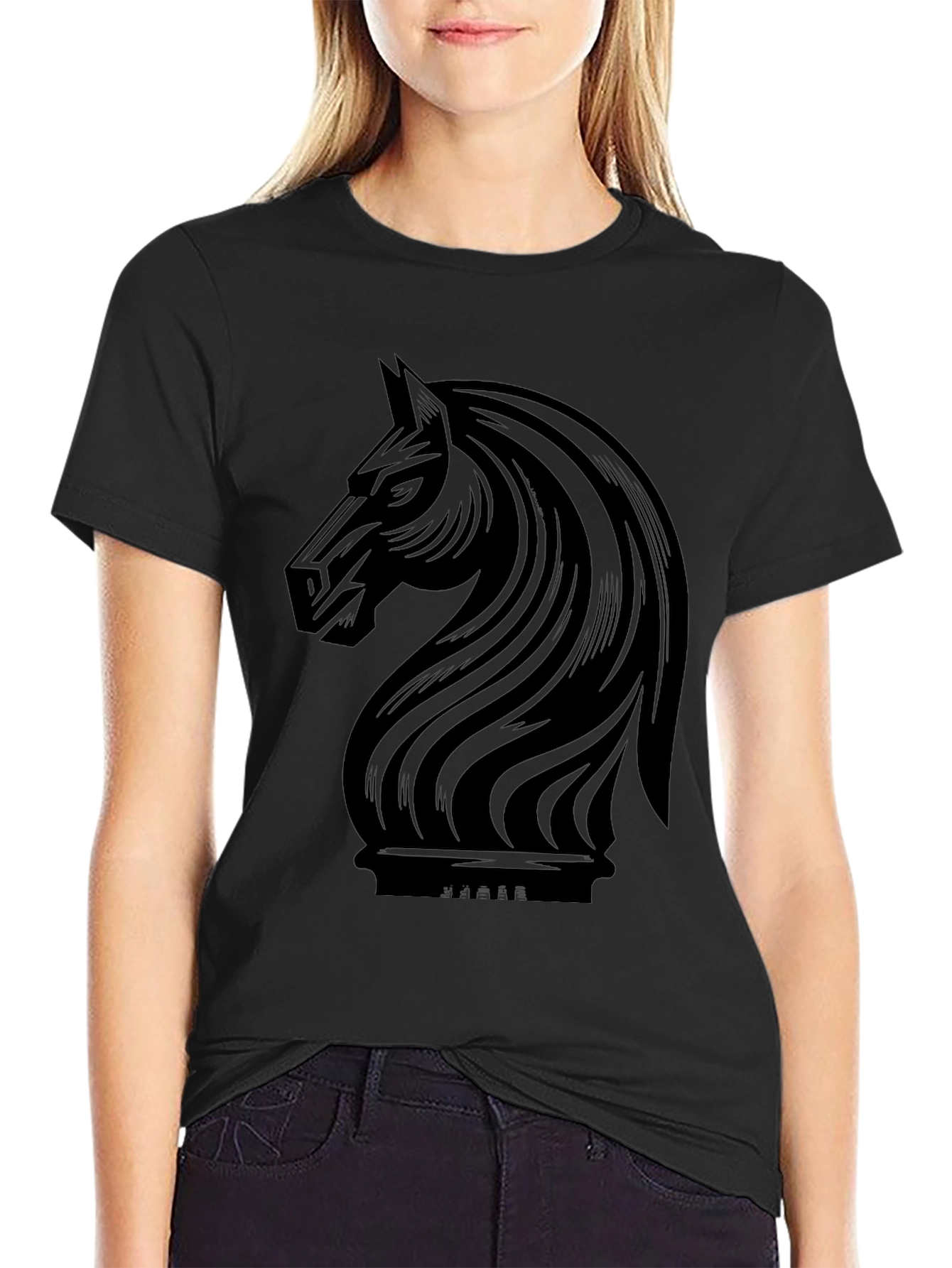 Chess Knight Graphic T-Shirt