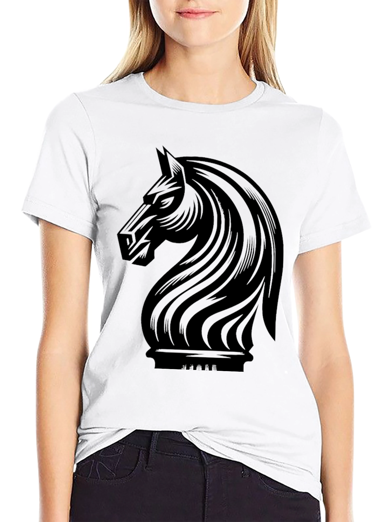 Chess Knight Graphic T-Shirt