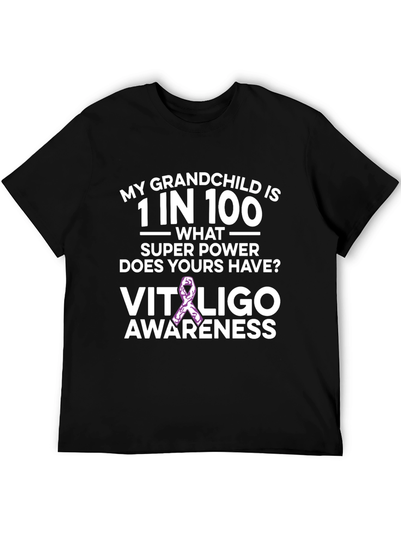 Vitiligo Awareness T-Shirt: Grandchild Support