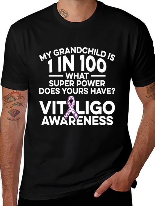 Vitiligo Awareness T-Shirt: Grandchild Support