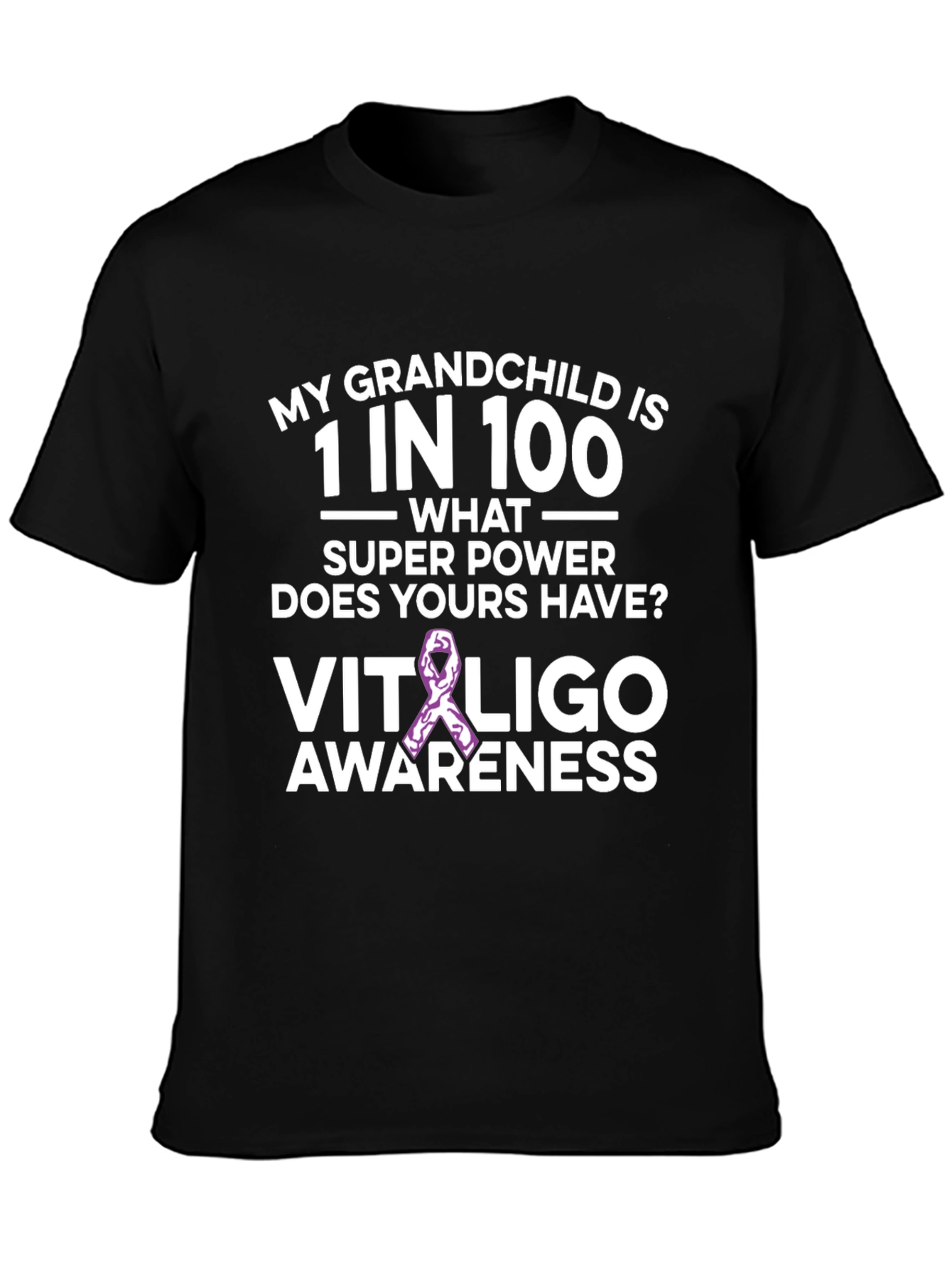Vitiligo Awareness T-Shirt: Grandchild Support