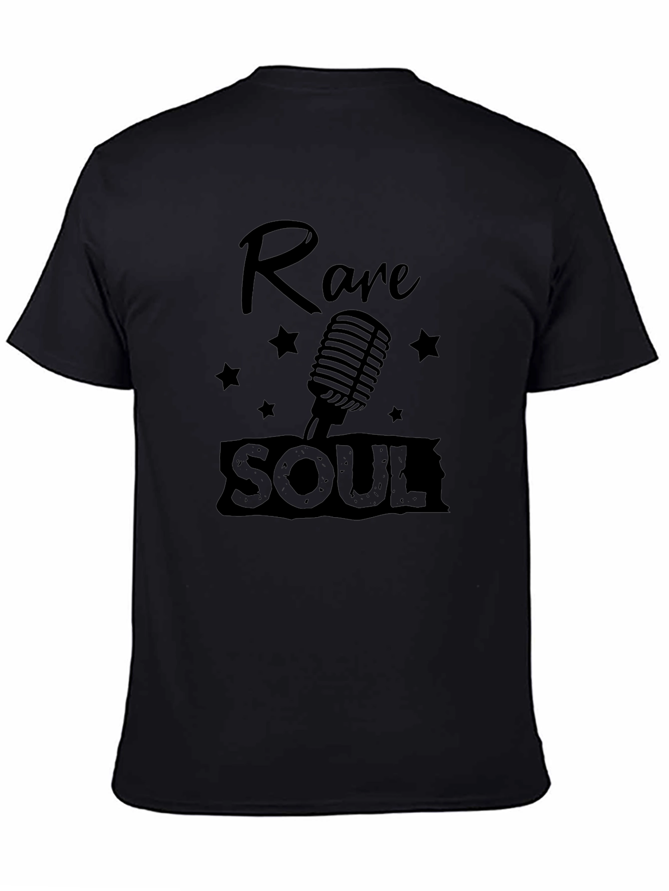 Rare Soul Graphic Black T-Shirt