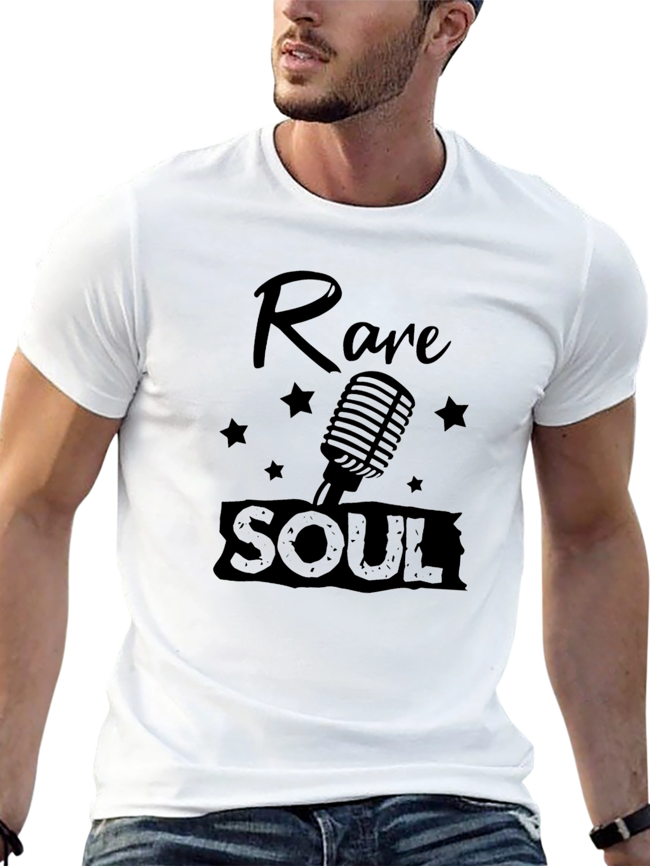 Rare Soul Graphic Black T-Shirt