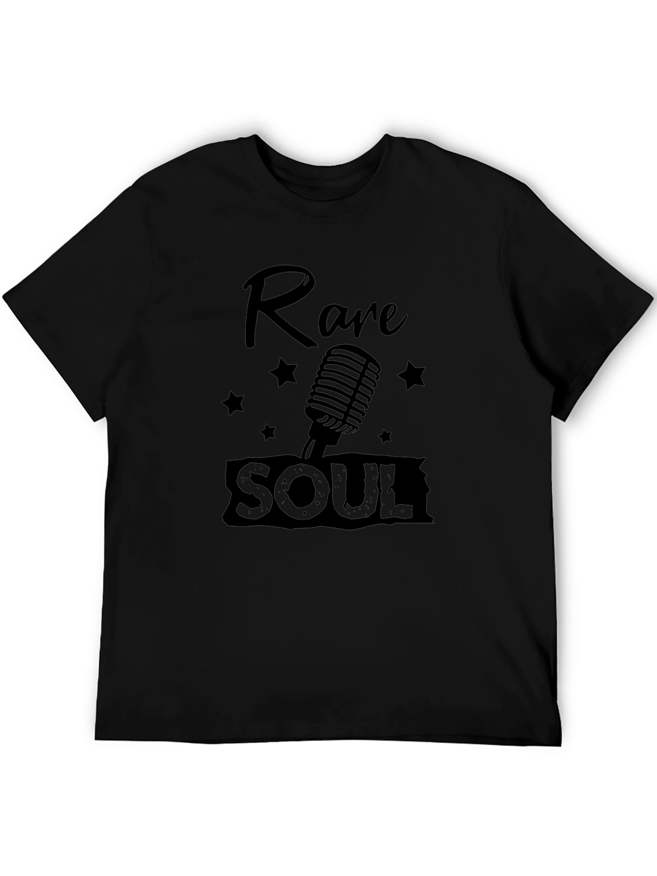 Rare Soul Graphic Black T-Shirt