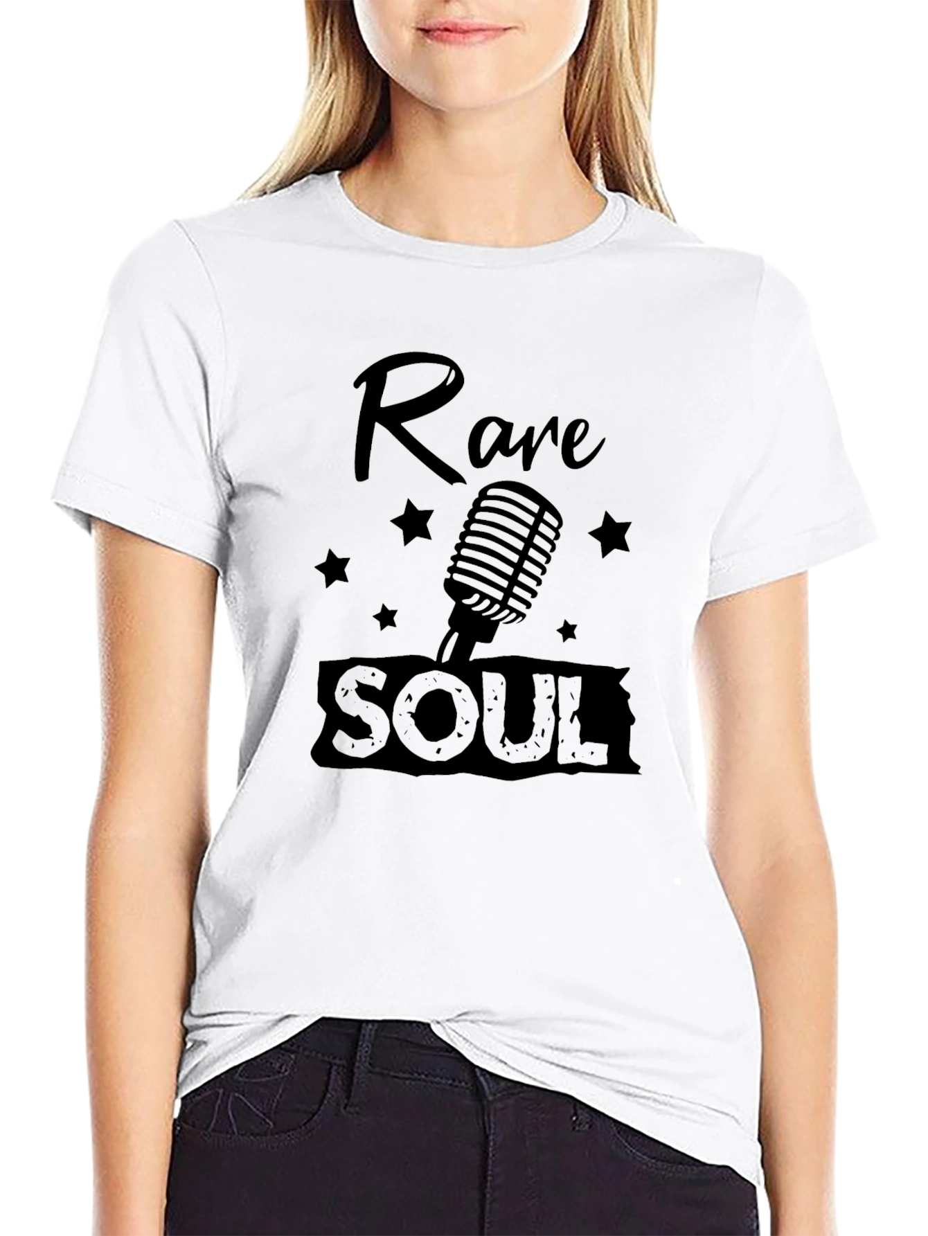 Rare Soul Graphic Black T-Shirt
