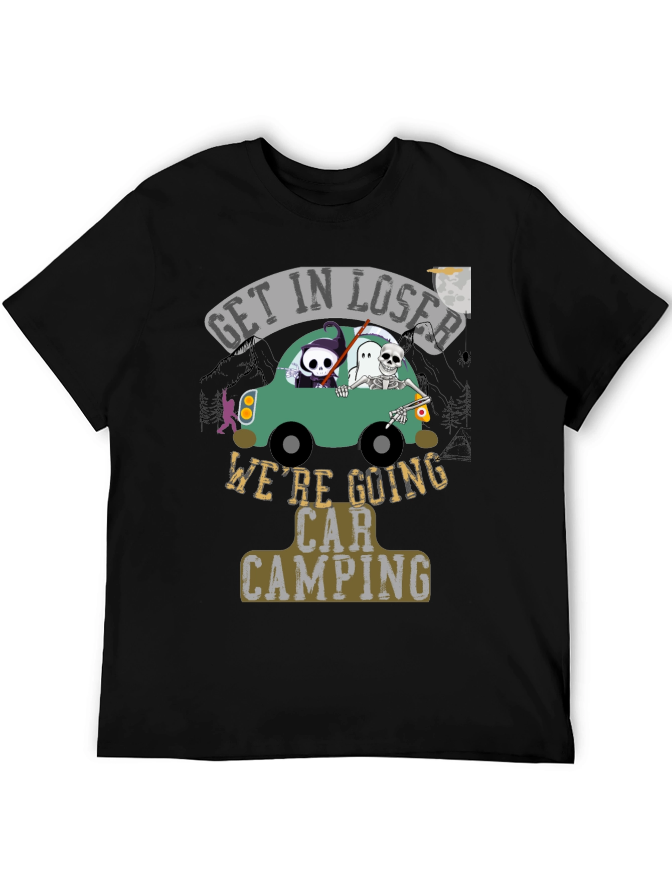 Get In Loser Car Camping T-Shirt