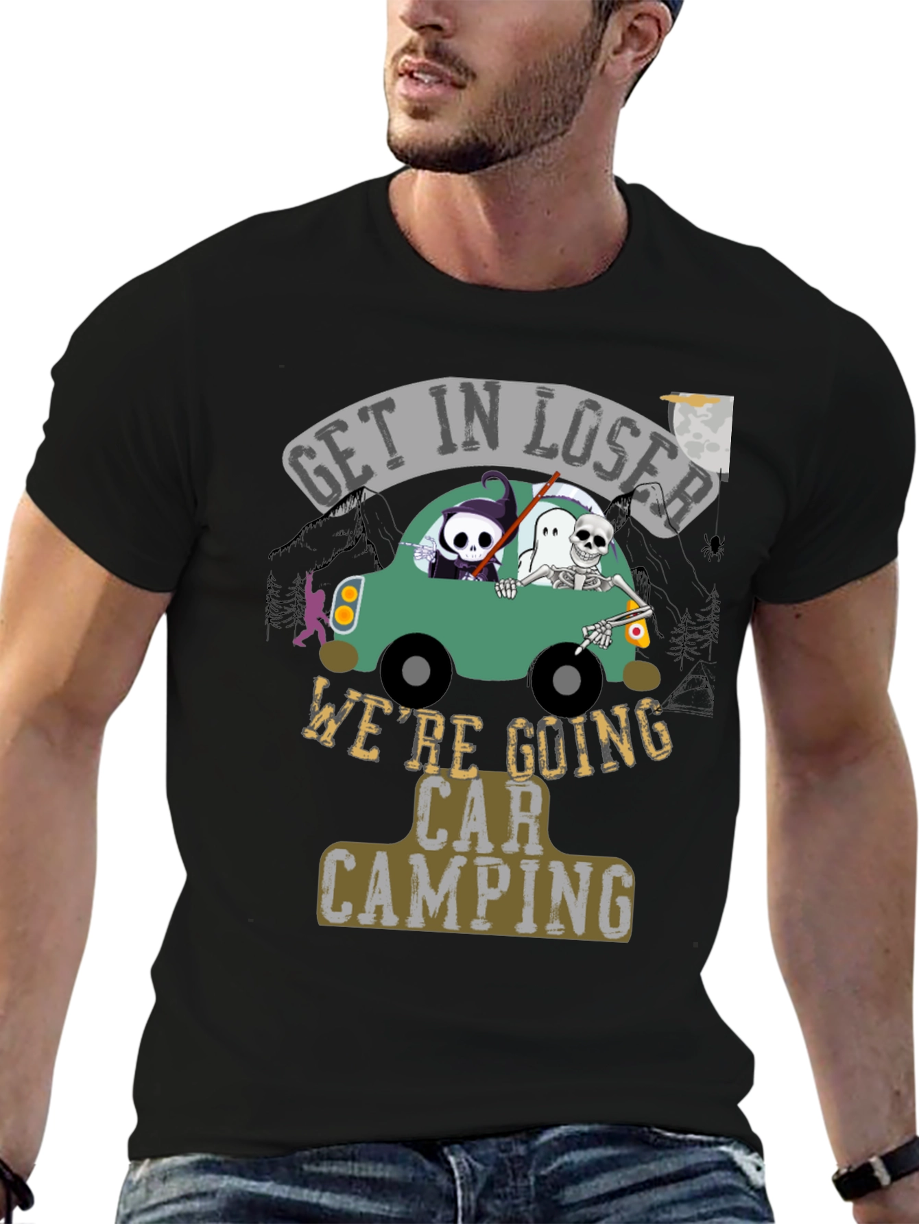 Get In Loser Car Camping T-Shirt