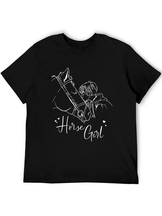 Horse Girl T-Shirt - Equestrian Lover Tee