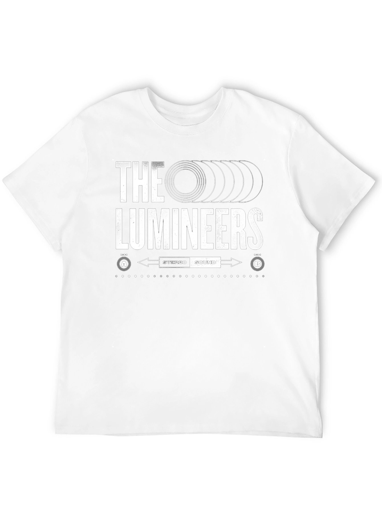 The Lumineers Stereo Sound Black T-Shirt