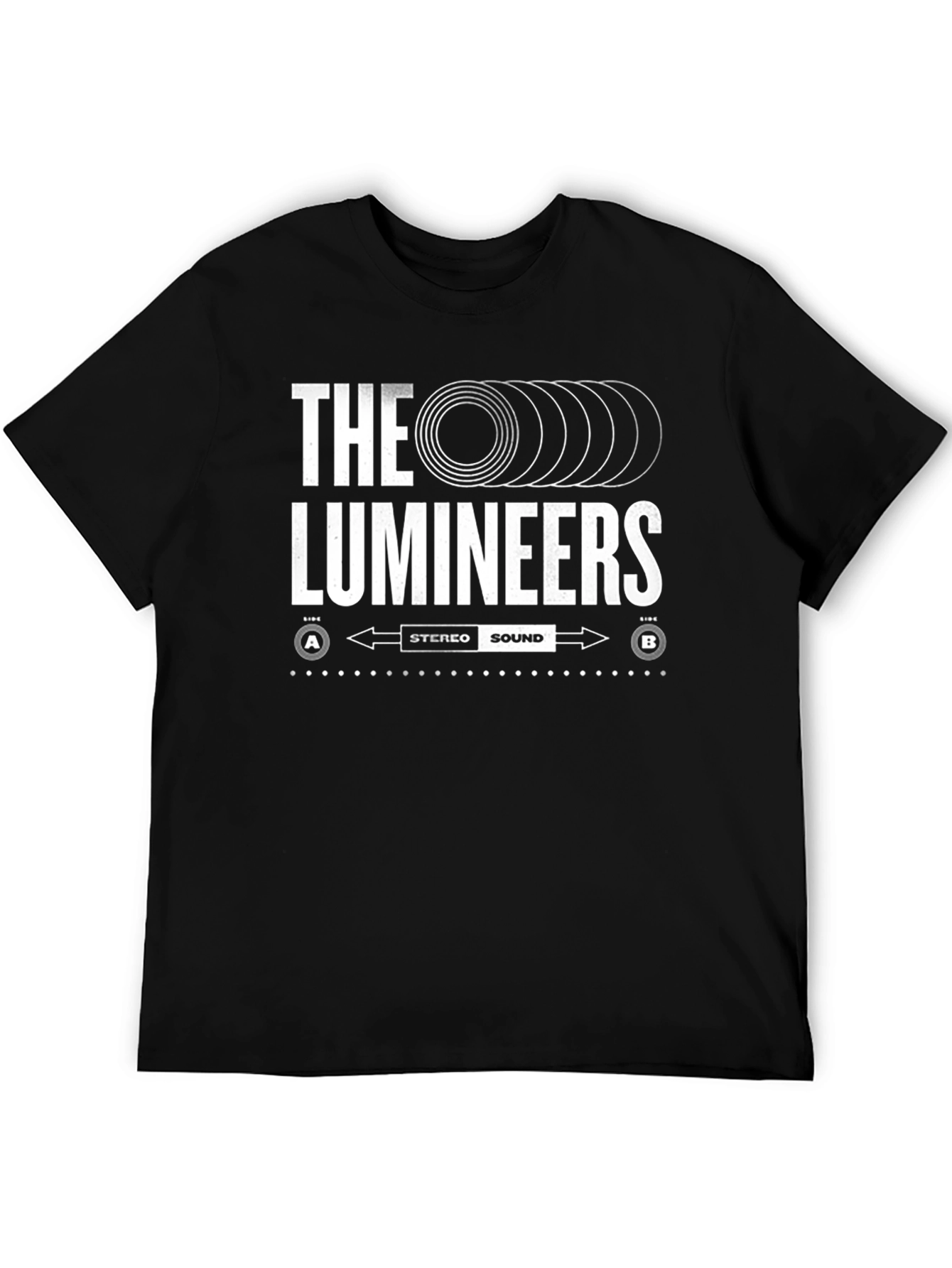 The Lumineers Stereo Sound Black T-Shirt