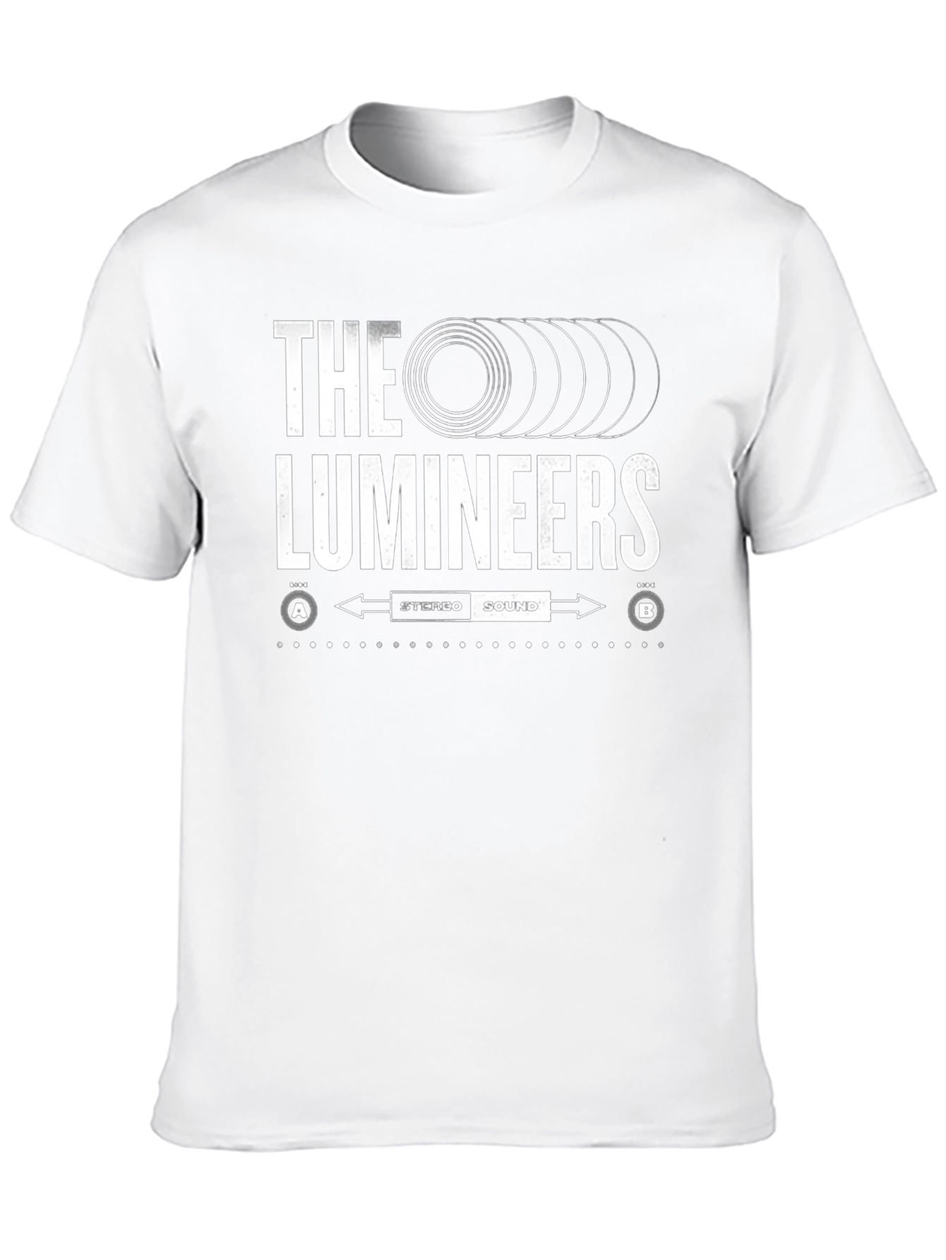 The Lumineers Stereo Sound Black T-Shirt