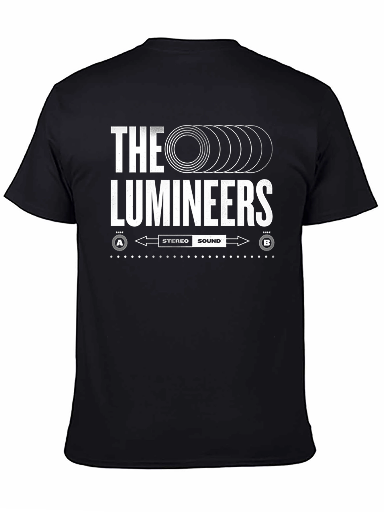 The Lumineers Stereo Sound Black T-Shirt
