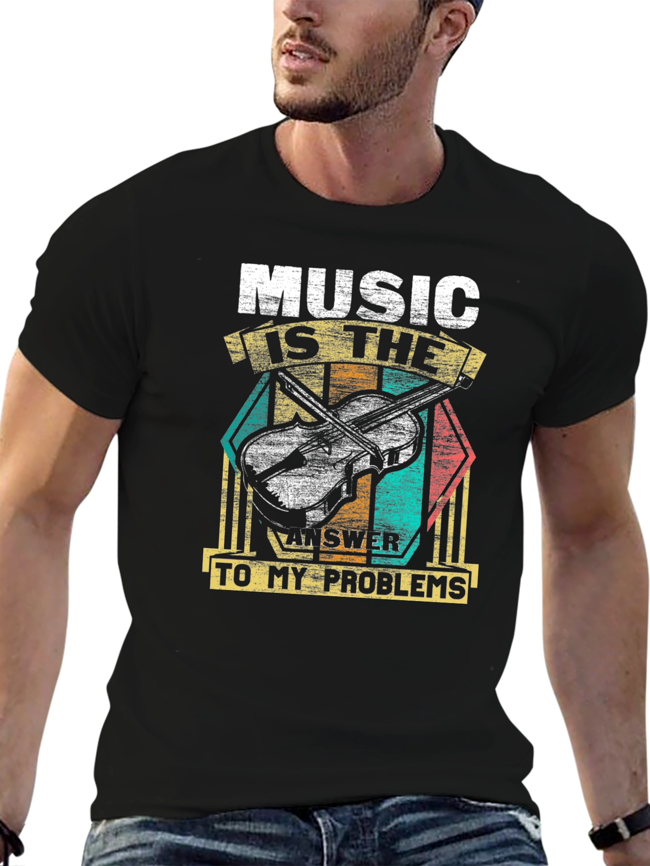 Music is the Answer T-Shirt Musician Tee