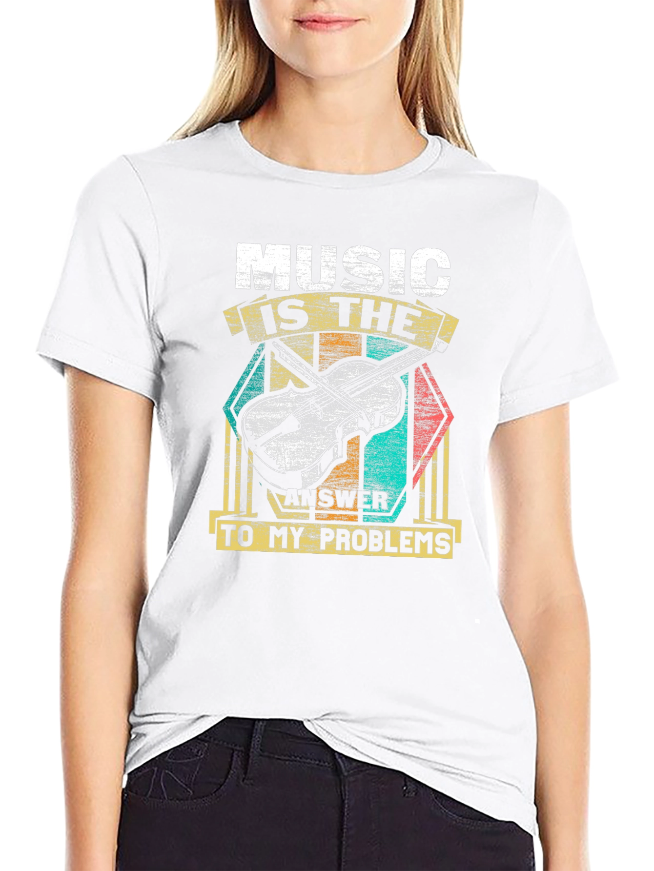 Music is the Answer T-Shirt Musician Tee