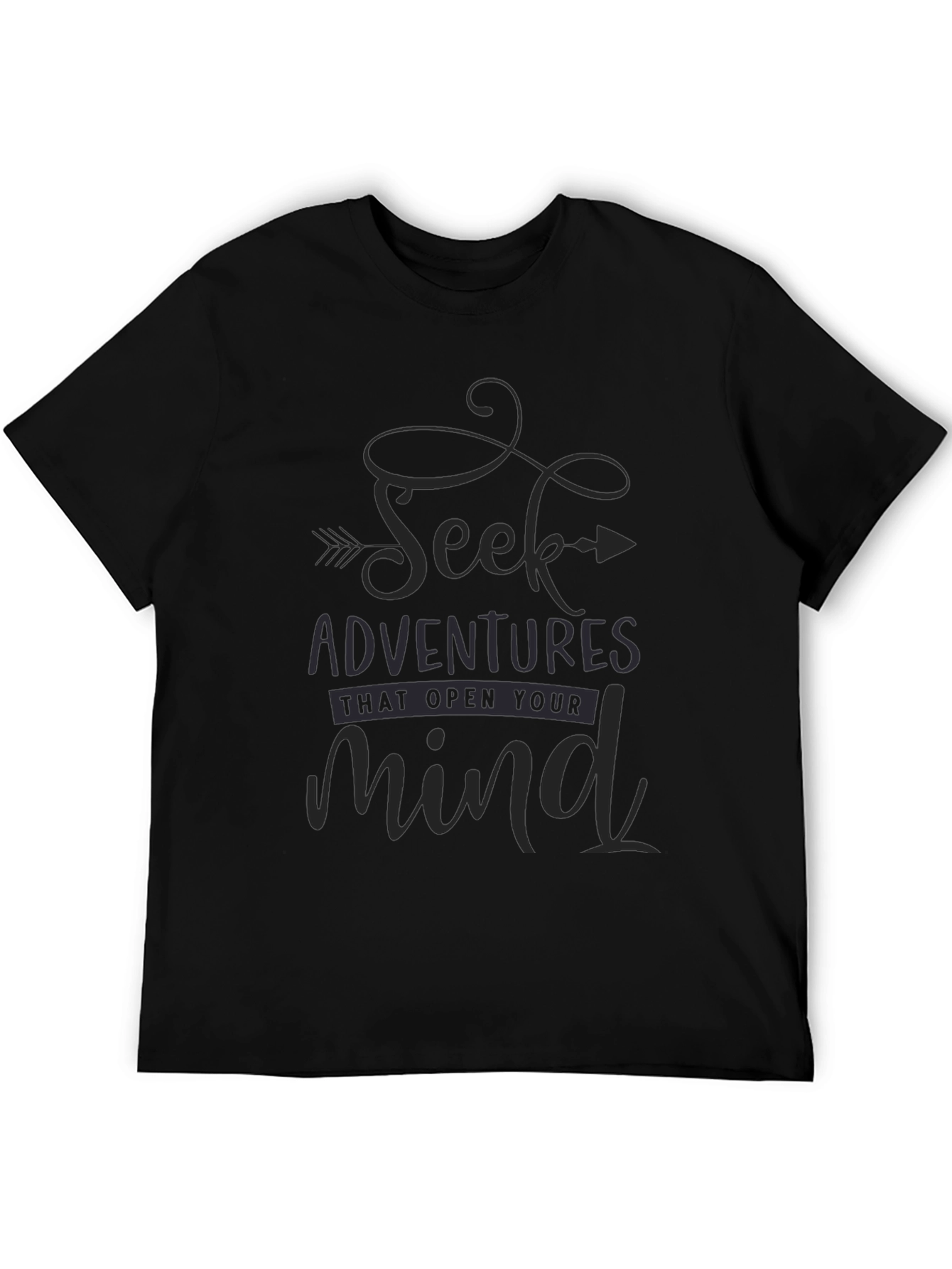 Seek Adventures T-Shirt - Black