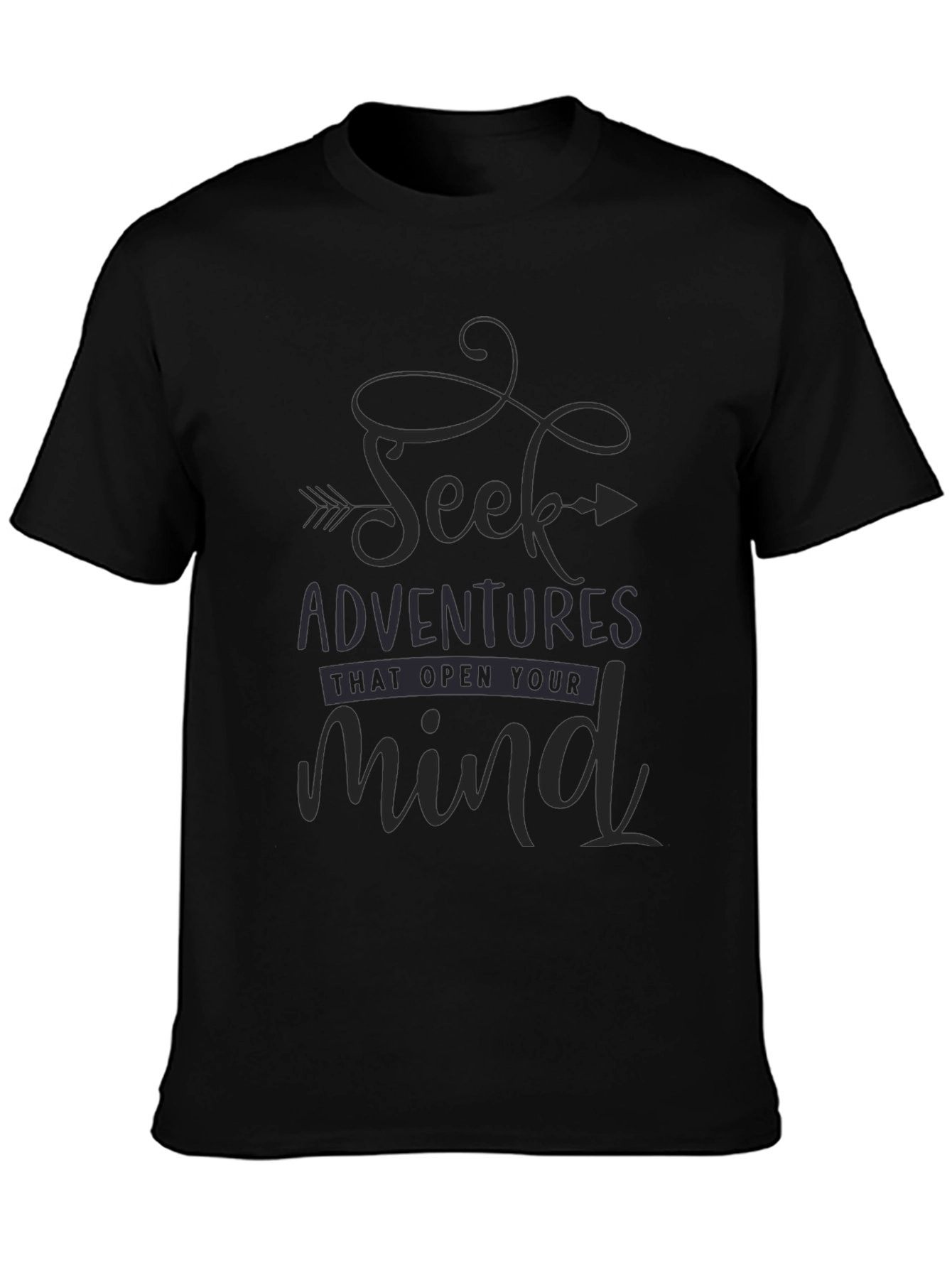 Seek Adventures T-Shirt - Black