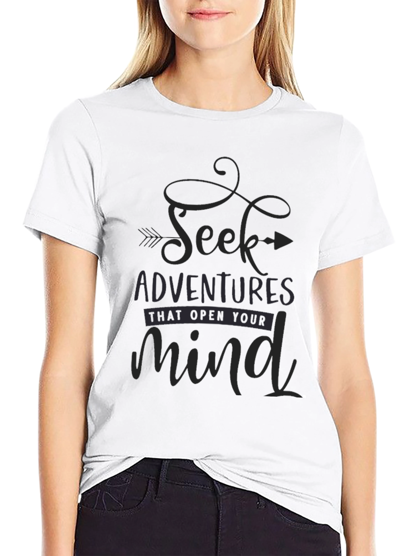 Seek Adventures T-Shirt - Black