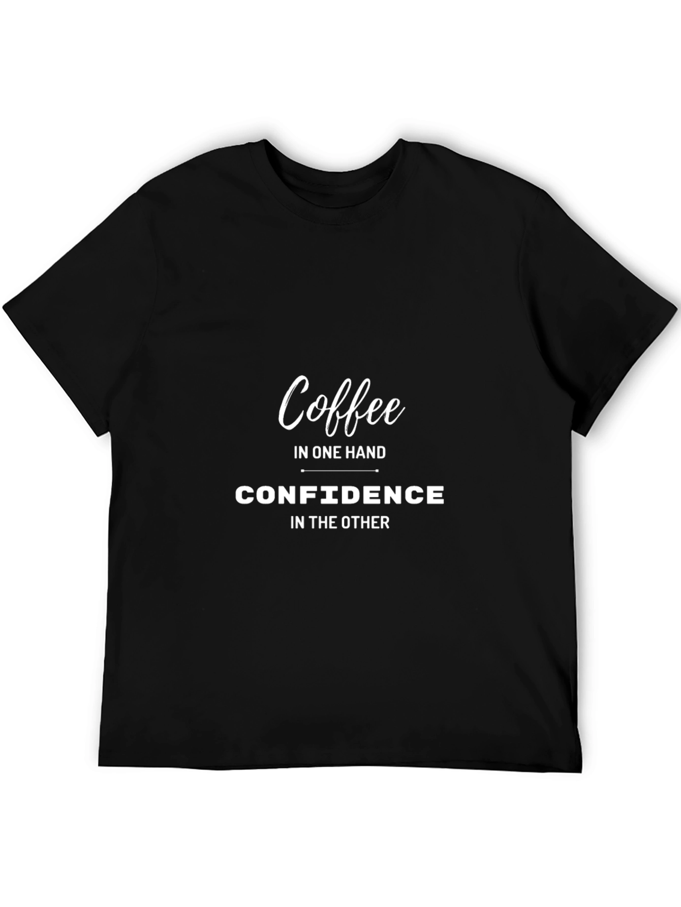 Coffee and Confidence Graphic Tee