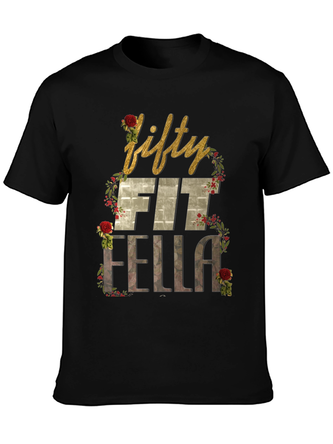 Fifty Fit Fella Graphic Tee - Birthday Gift