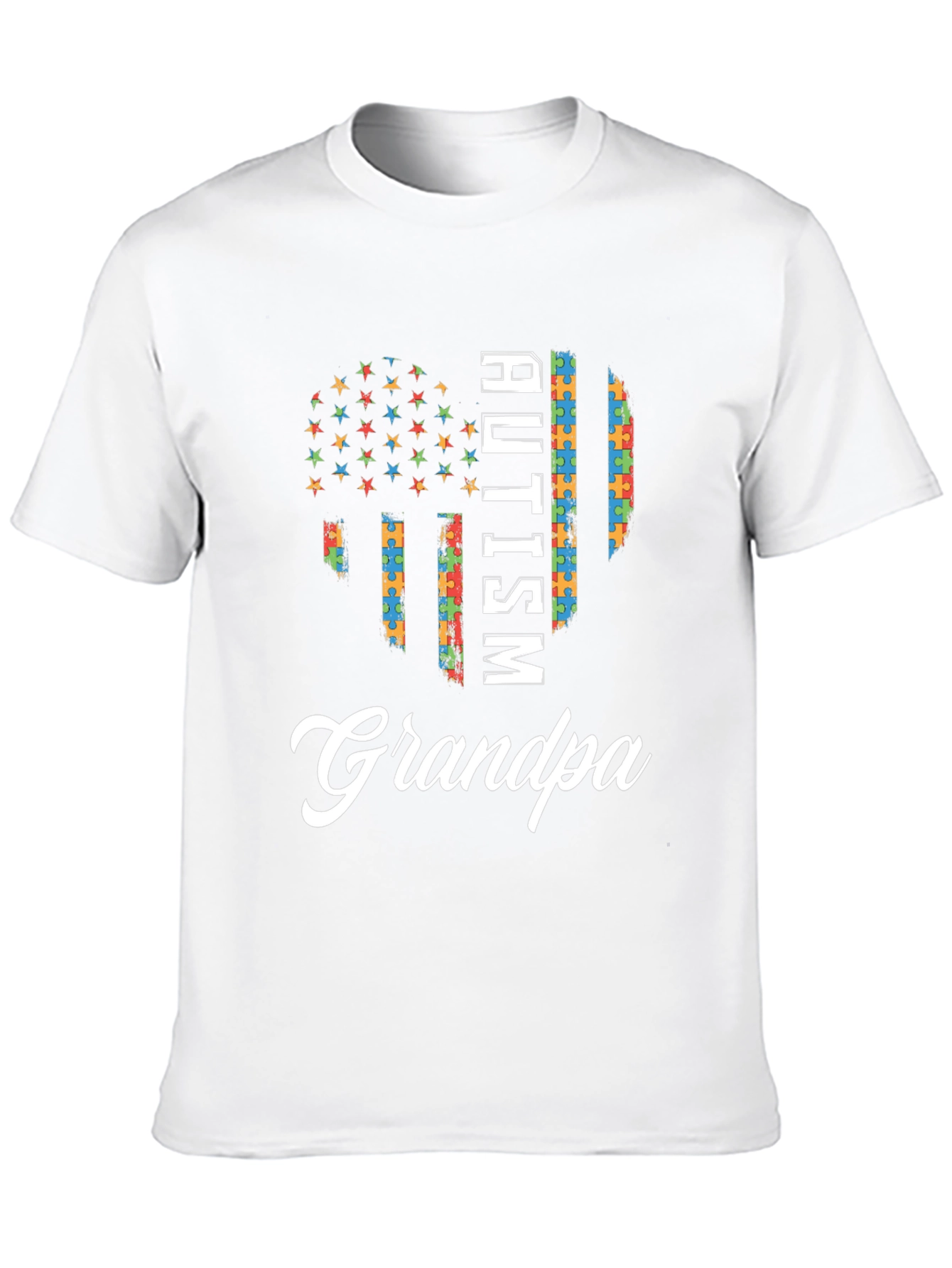 Autism Awareness Grandpa T-Shirt
