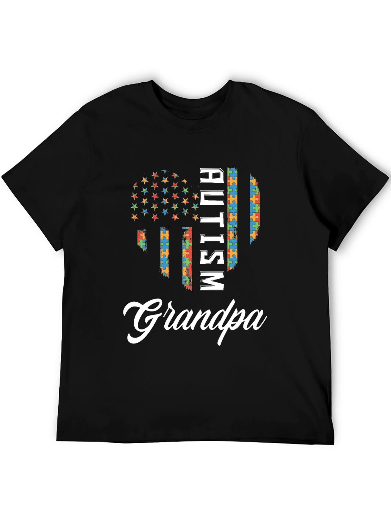 Autism Awareness Grandpa T-Shirt