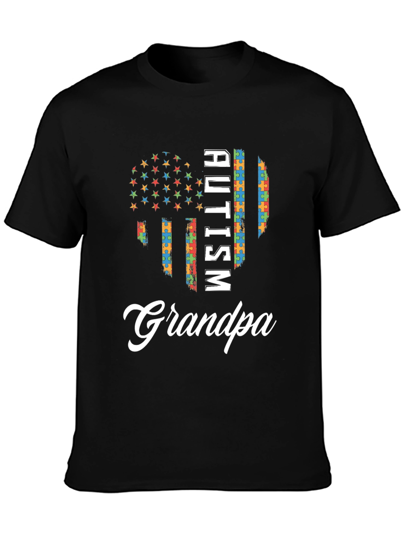 Autism Awareness Grandpa T-Shirt