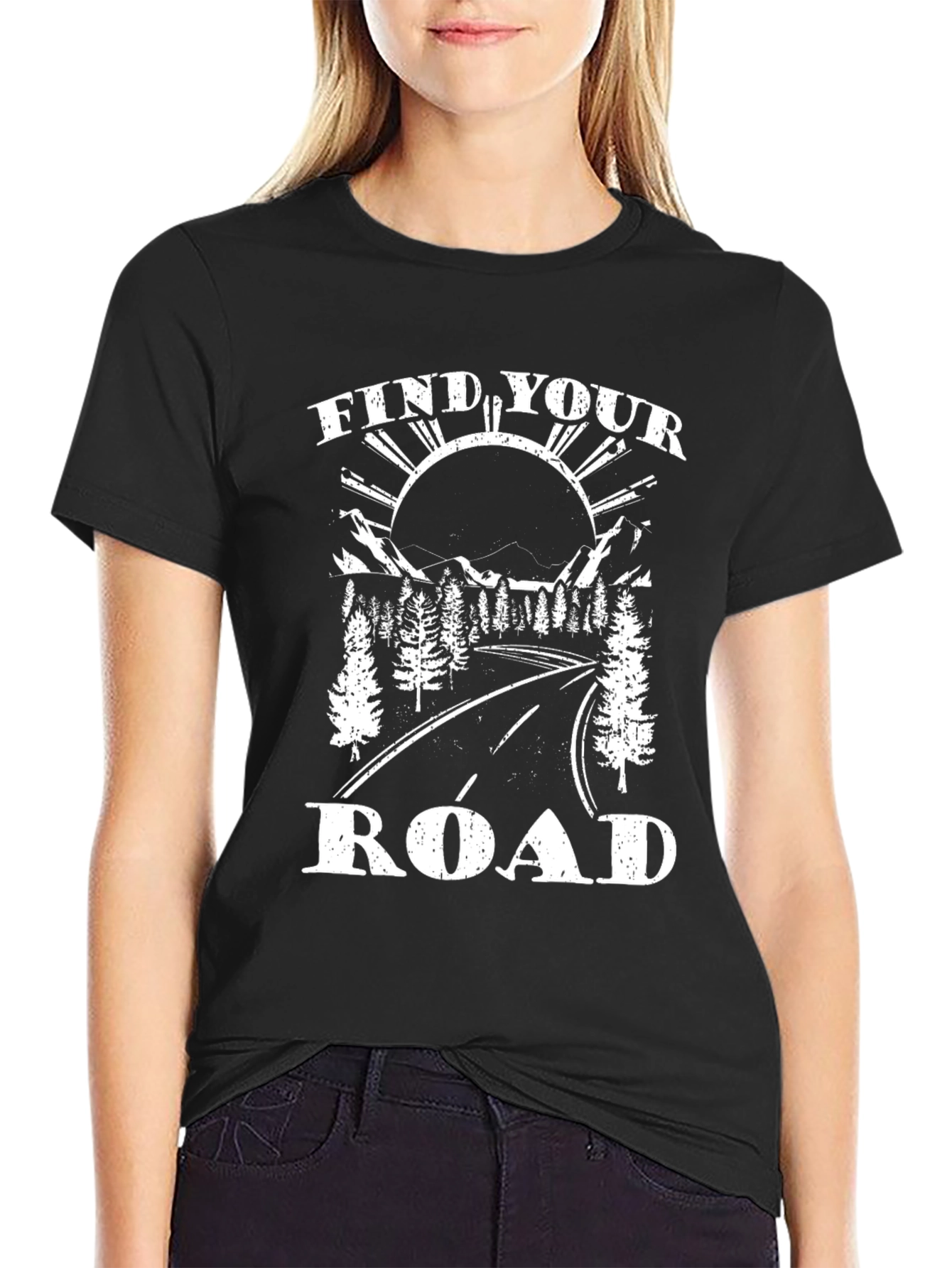 Find Your Road Graphic Tee - Adventure Awaits!