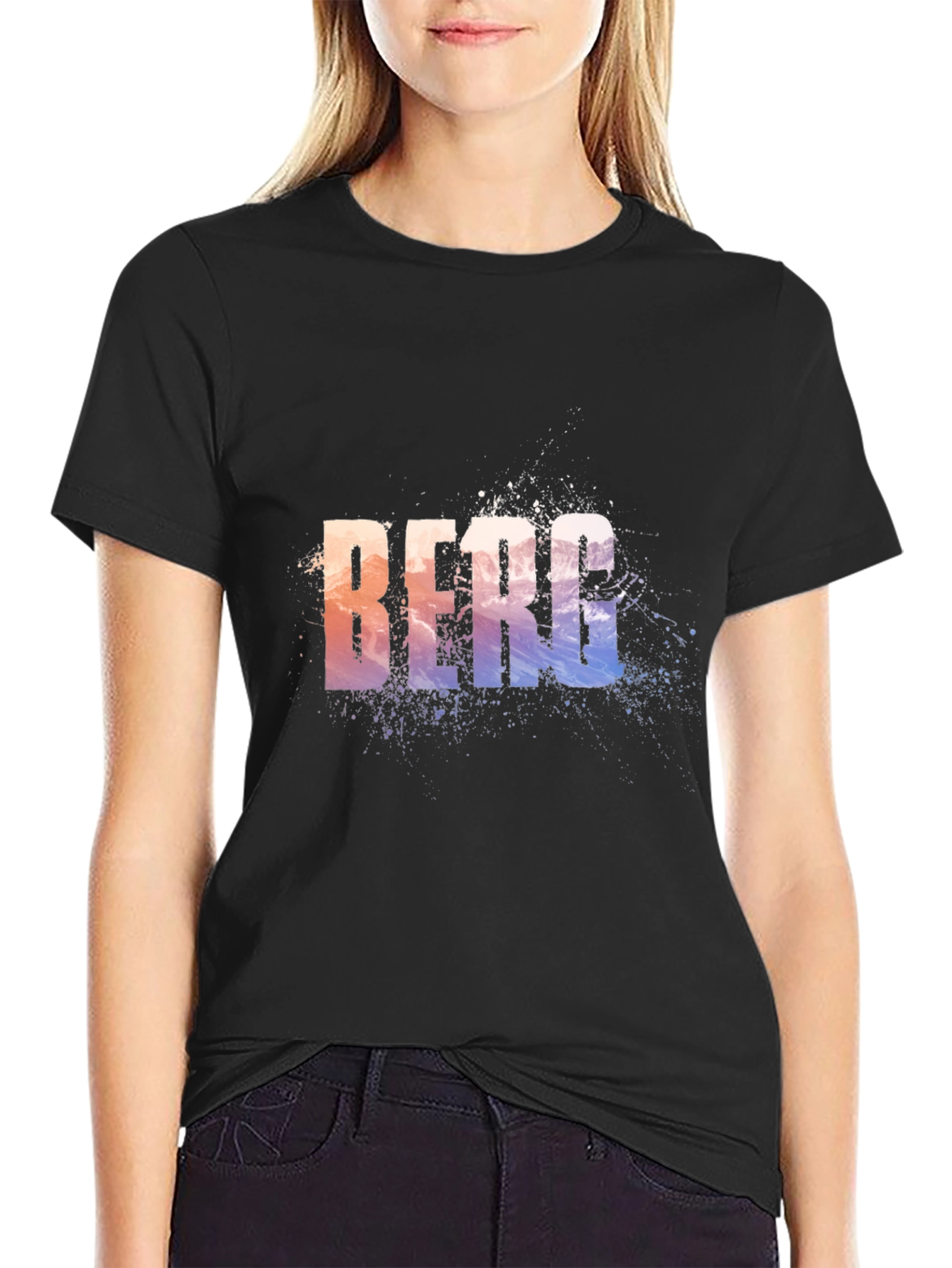 BERG Graphic Tee - Trendy Mens Black T-Shirt