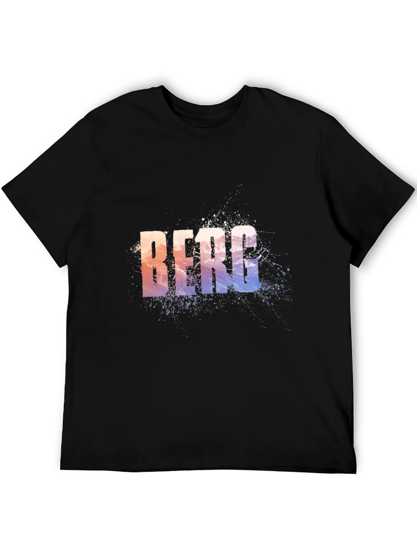 BERG Graphic Tee - Trendy Mens Black T-Shirt