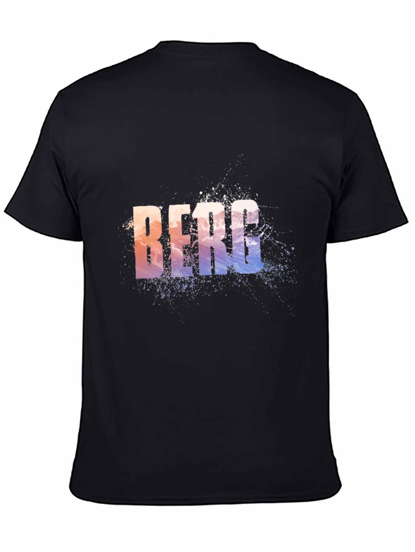 BERG Graphic Tee - Trendy Mens Black T-Shirt