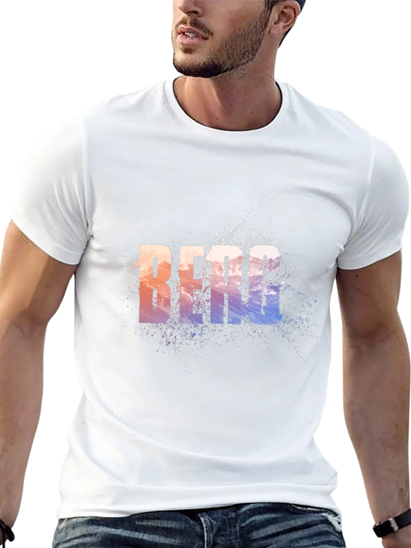 BERG Graphic Tee - Trendy Mens Black T-Shirt