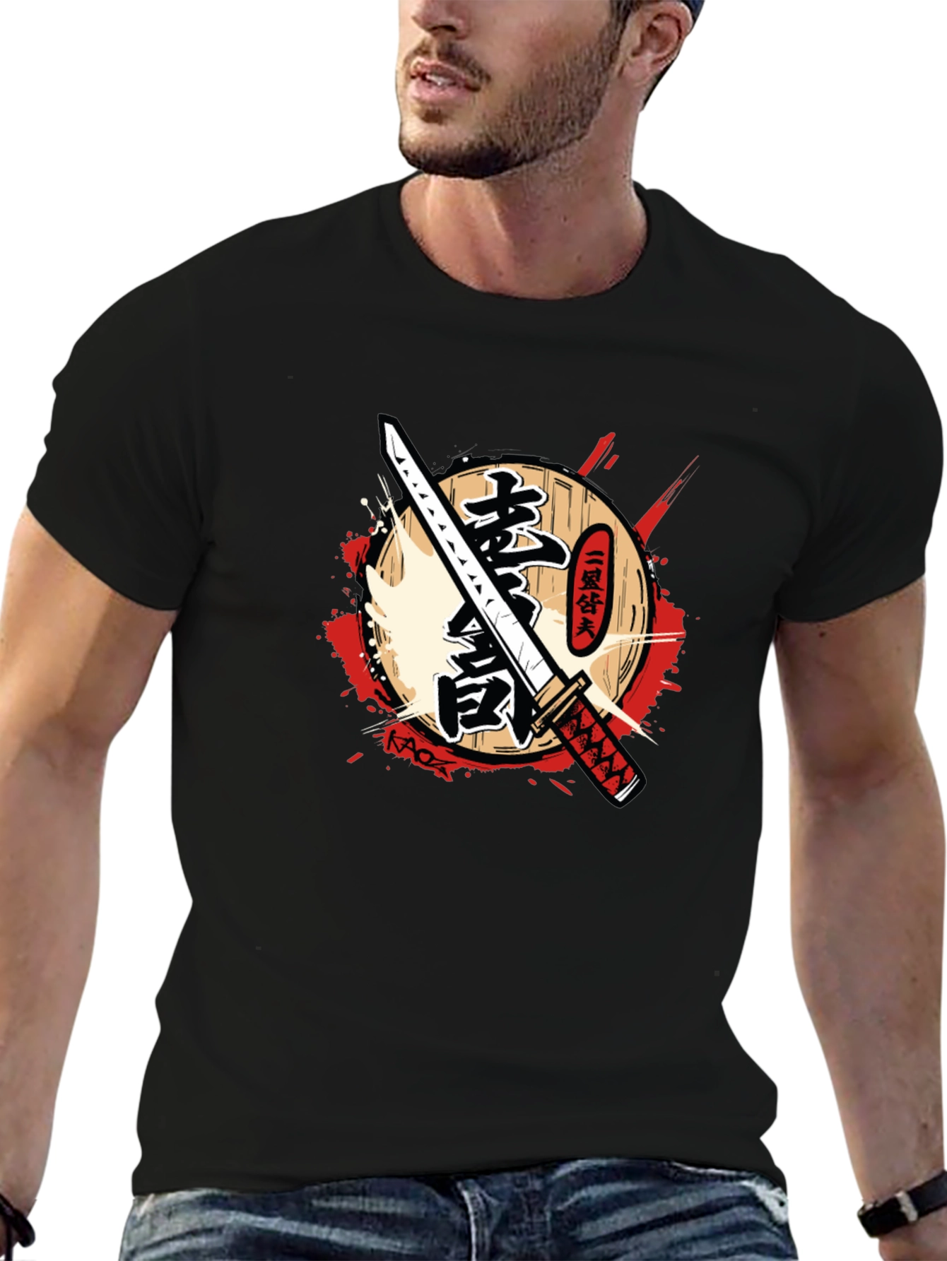 Samurai Katana Graphic T-Shirt