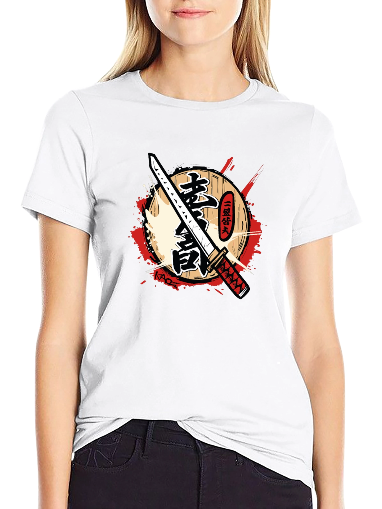 Samurai Katana Graphic T-Shirt