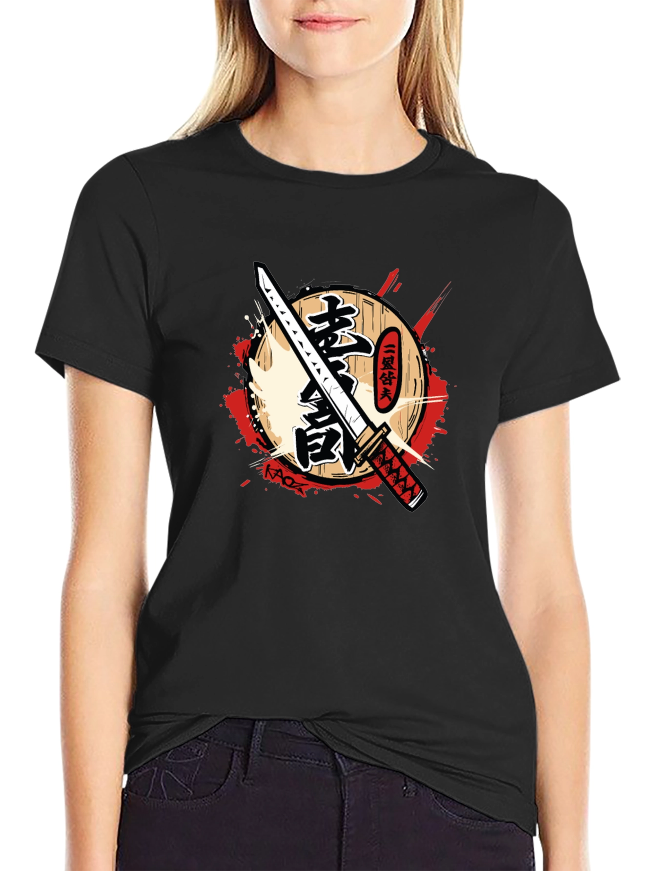 Samurai Katana Graphic T-Shirt