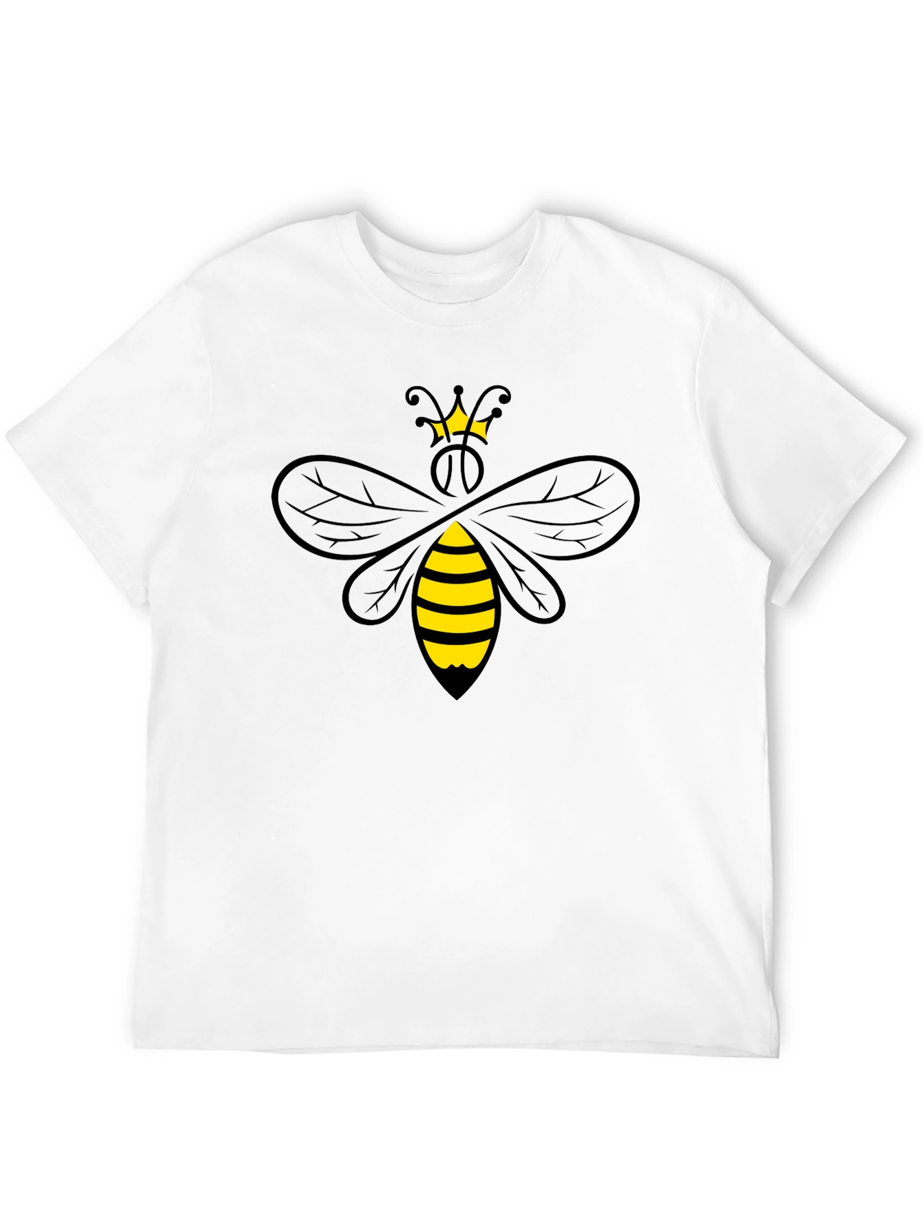Queen Bee Graphic T-Shirt - Black Cotton Tee