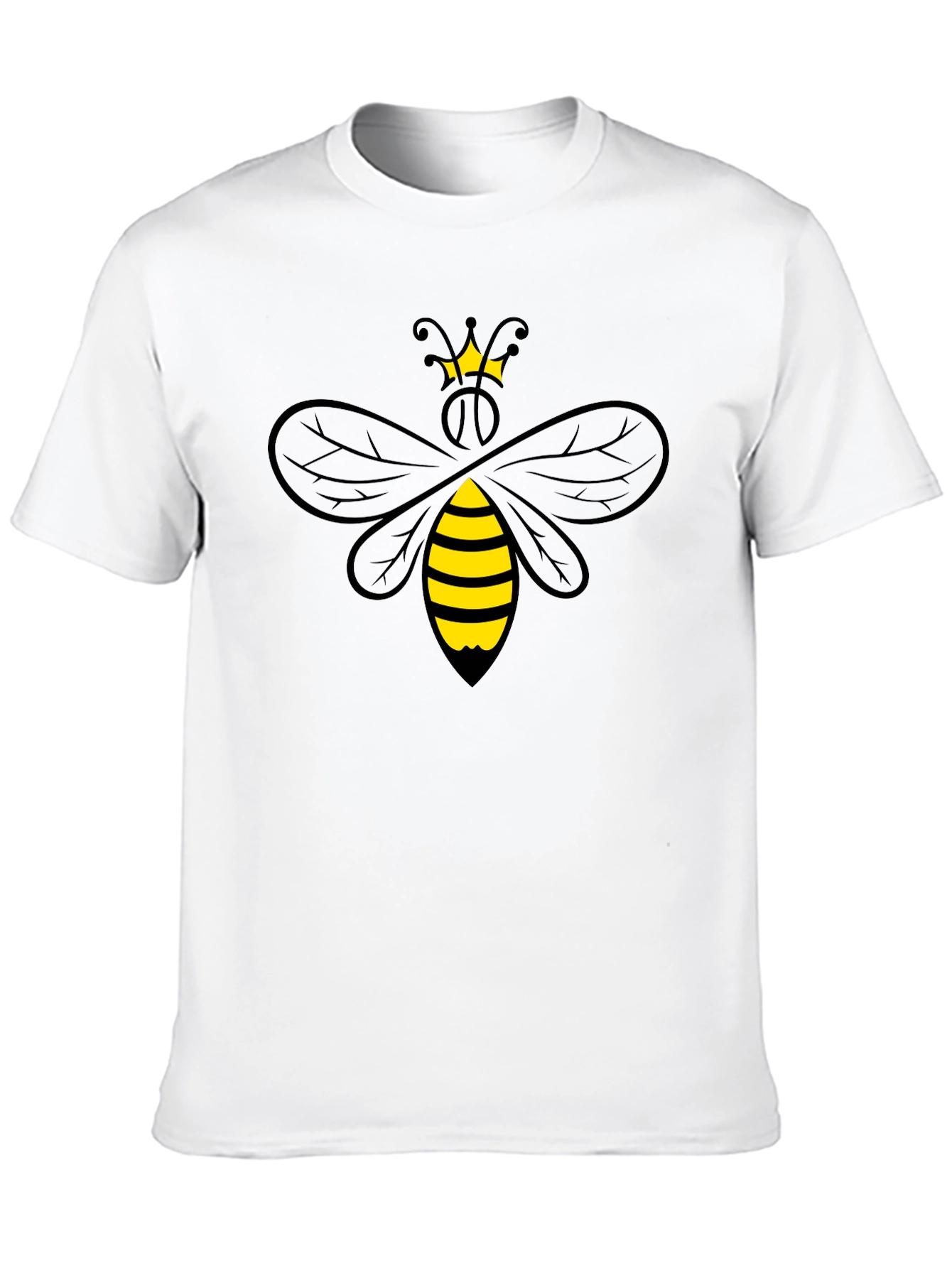 Queen Bee Graphic T-Shirt - Black Cotton Tee