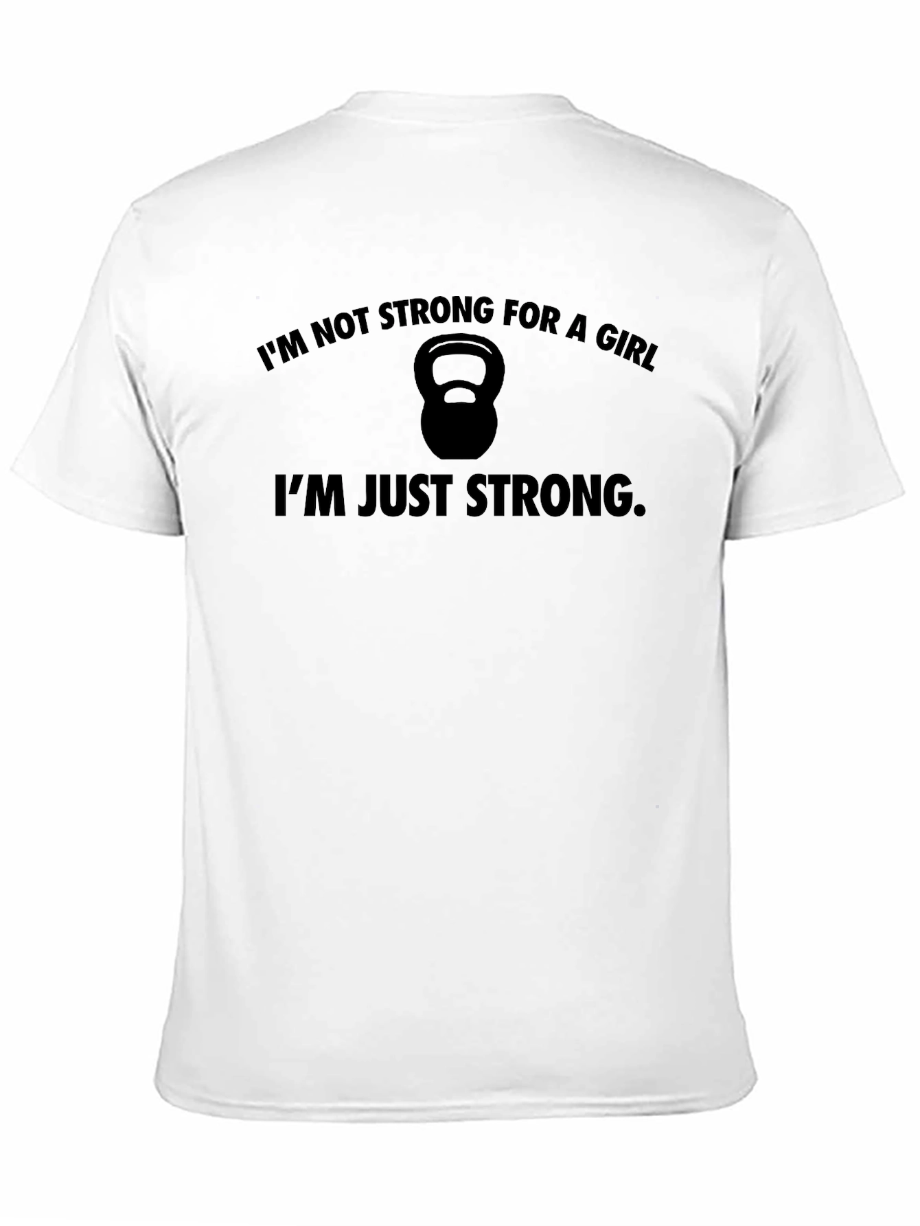 Strong Woman Black Graphic Tee - Workout Motivation