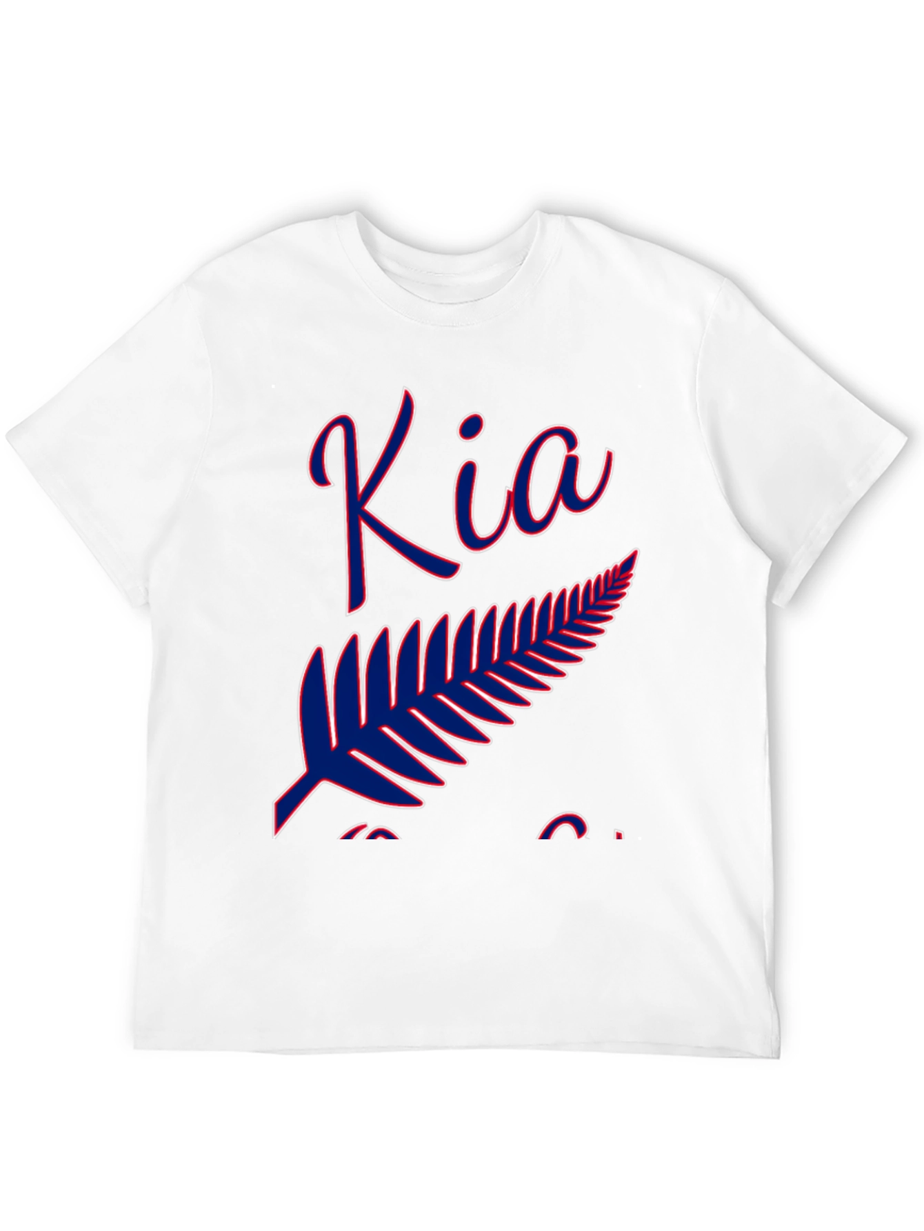 Kia New Zealand Fern T-Shirt - Black