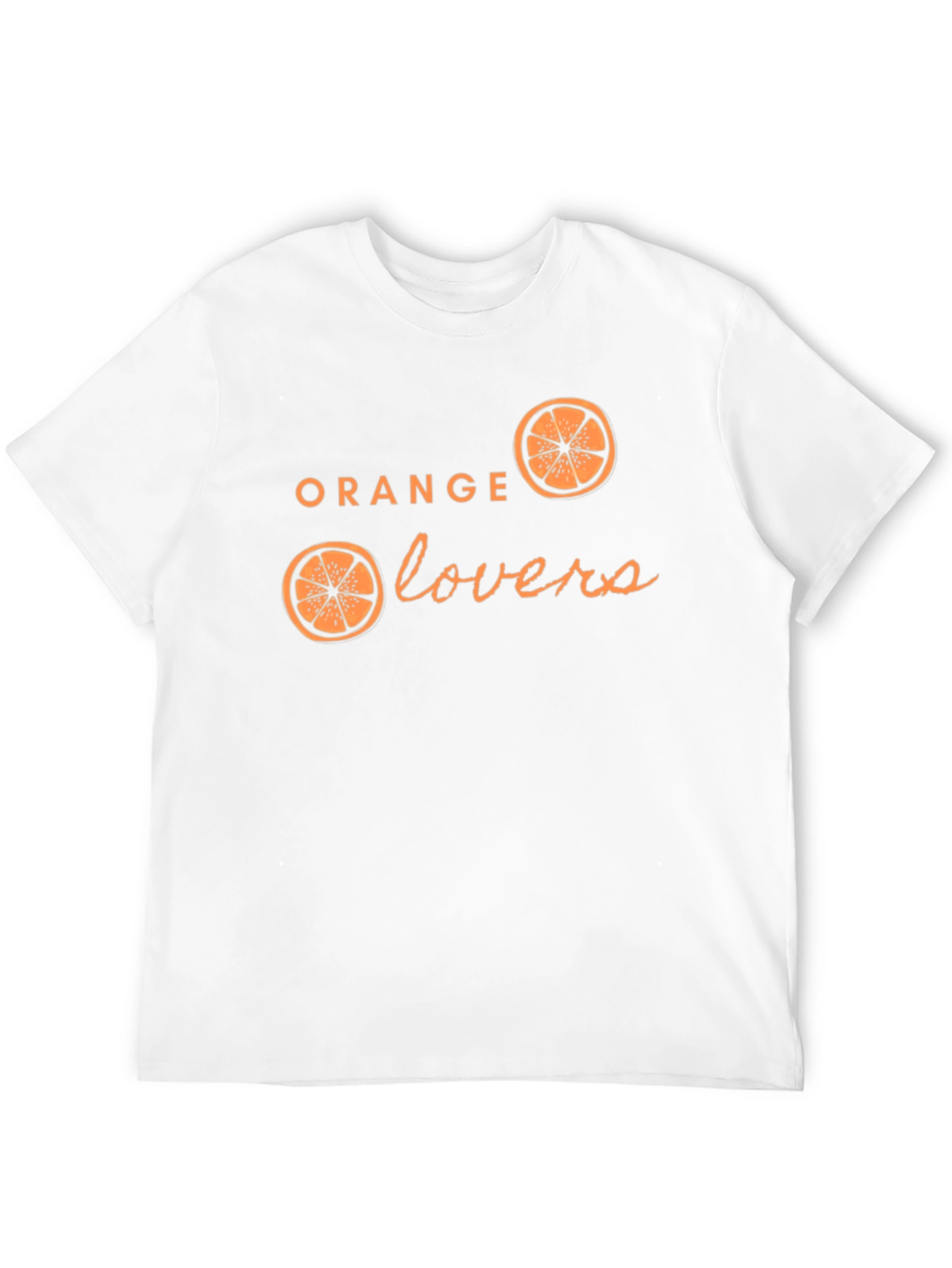 Orange Lovers Graphic T-Shirt - Black