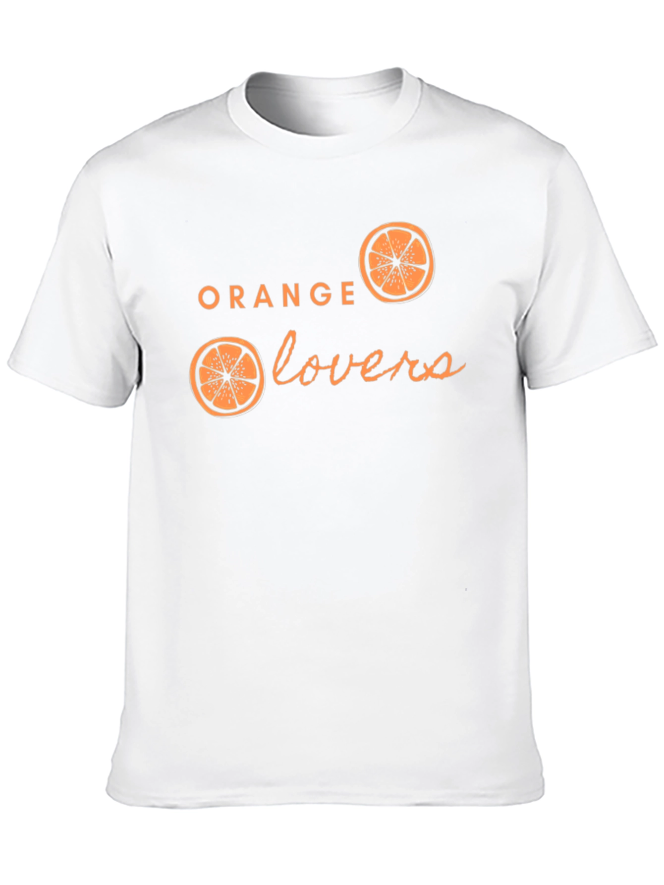 Orange Lovers Graphic T-Shirt - Black