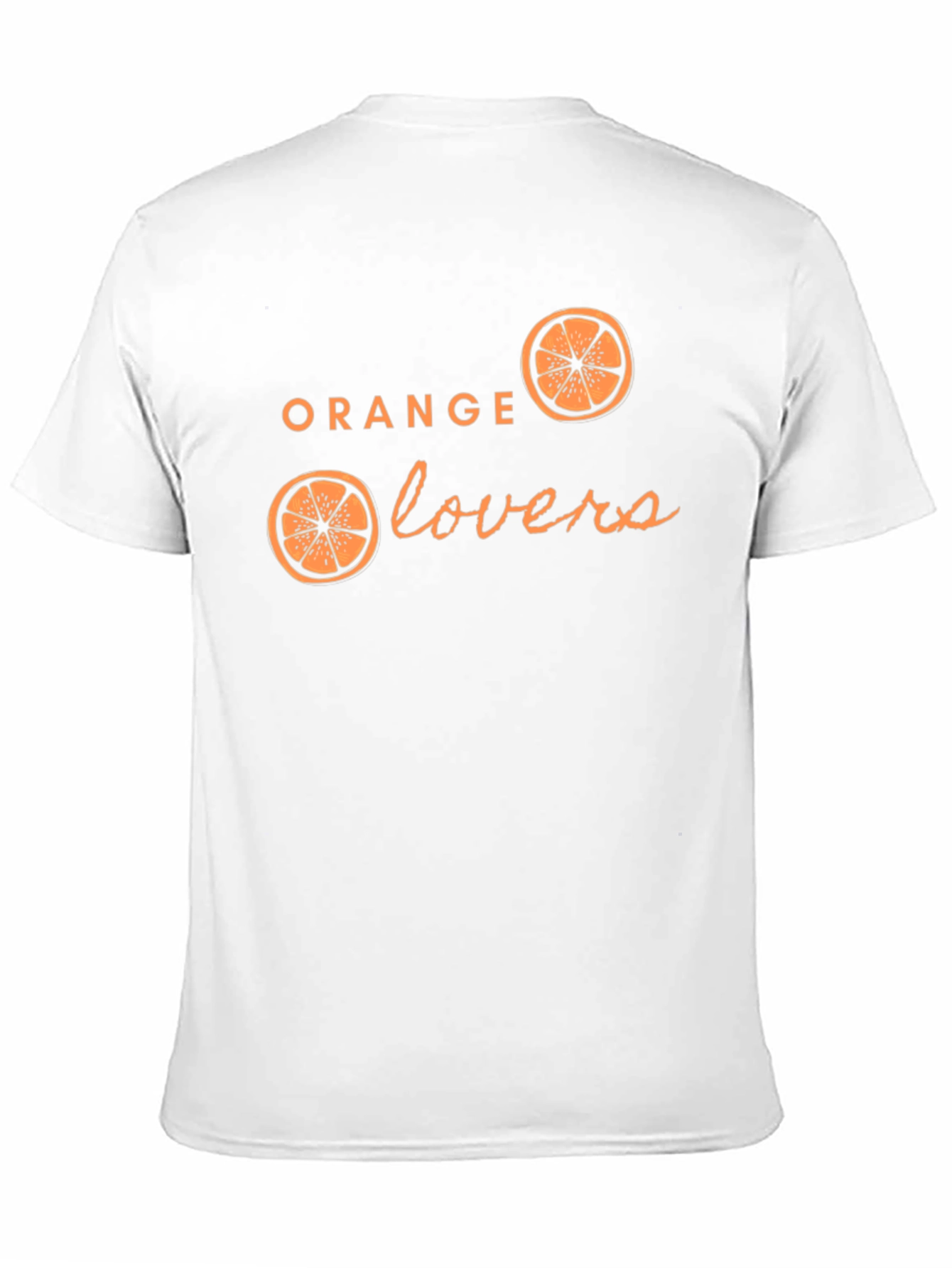 Orange Lovers Graphic T-Shirt - Black