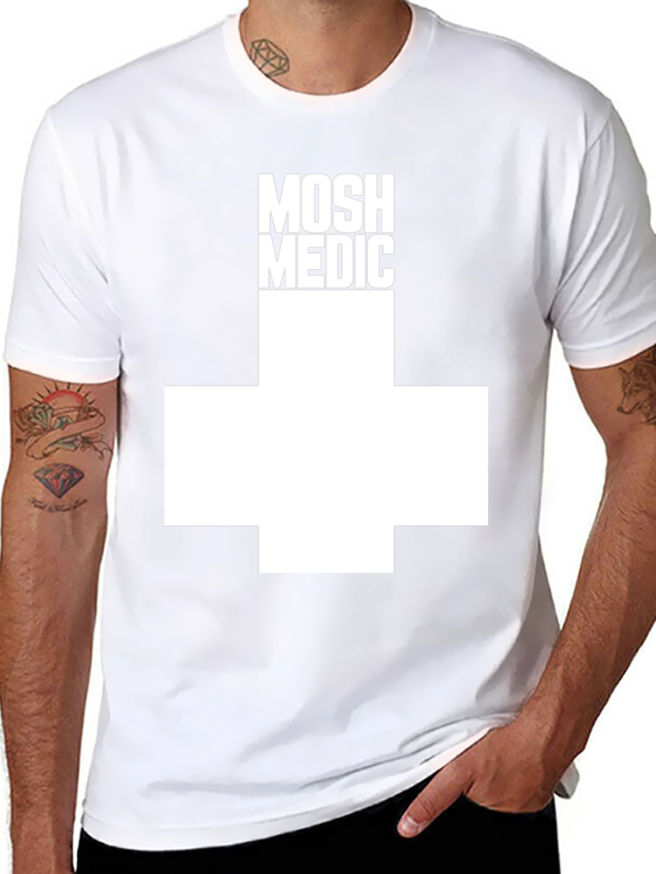 MOSH MEDIC Tee - Black Graphic T-Shirt