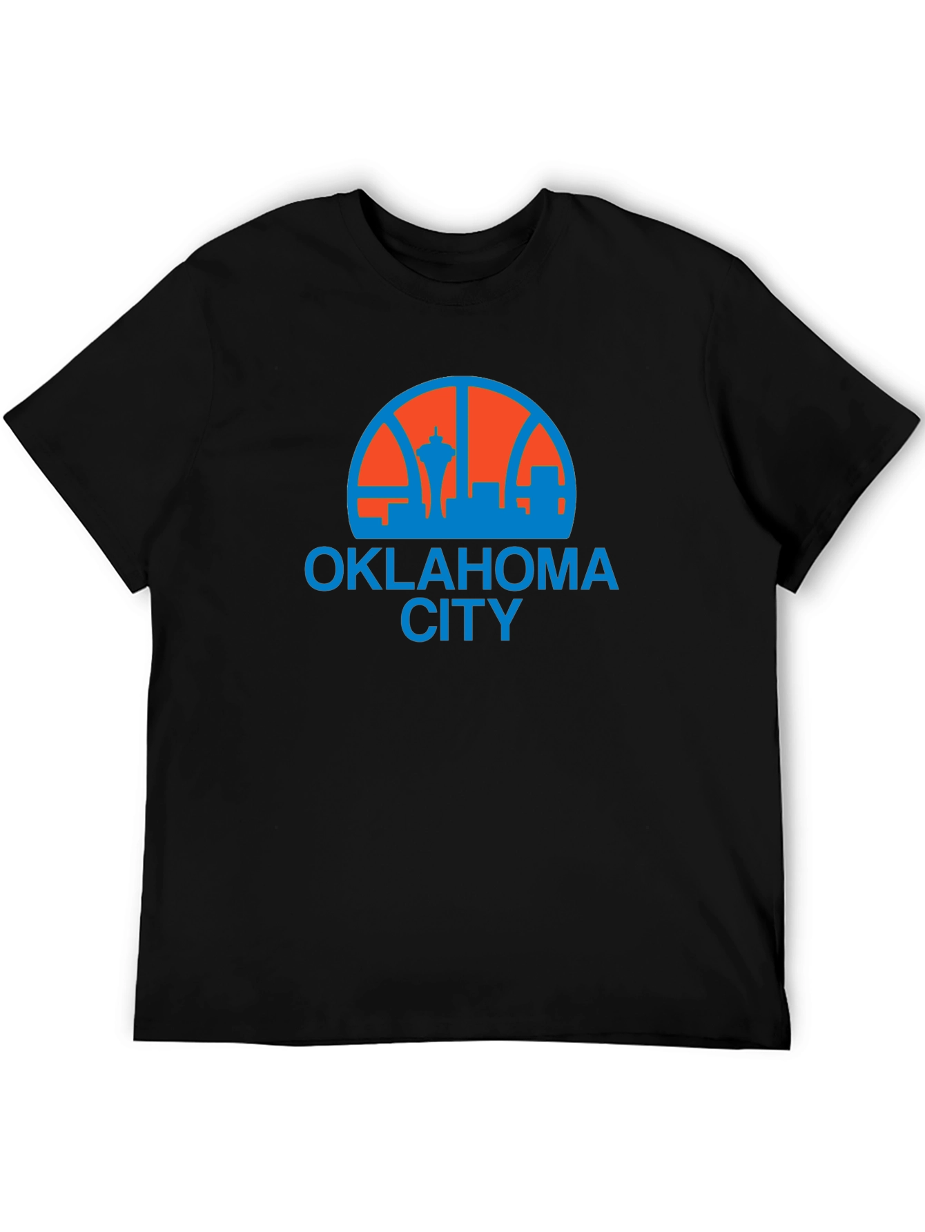 Oklahoma City Skyline Graphic Tee - Black